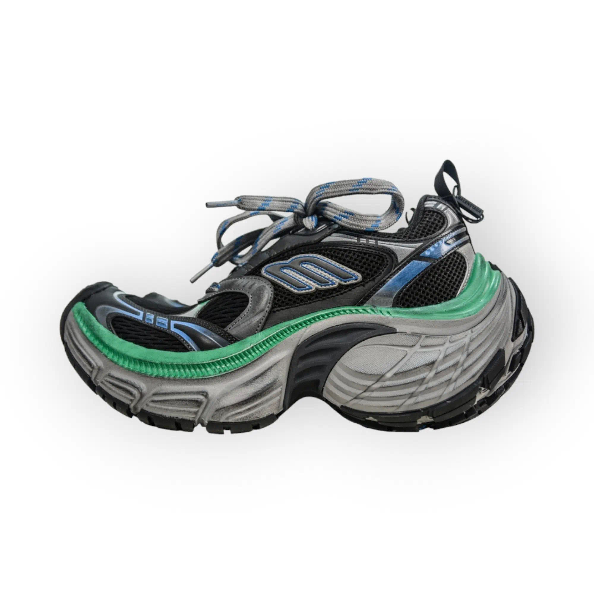 Balenciaga 10XL Sneaker In Black Grey Blue Green、mysite、Cacoeks