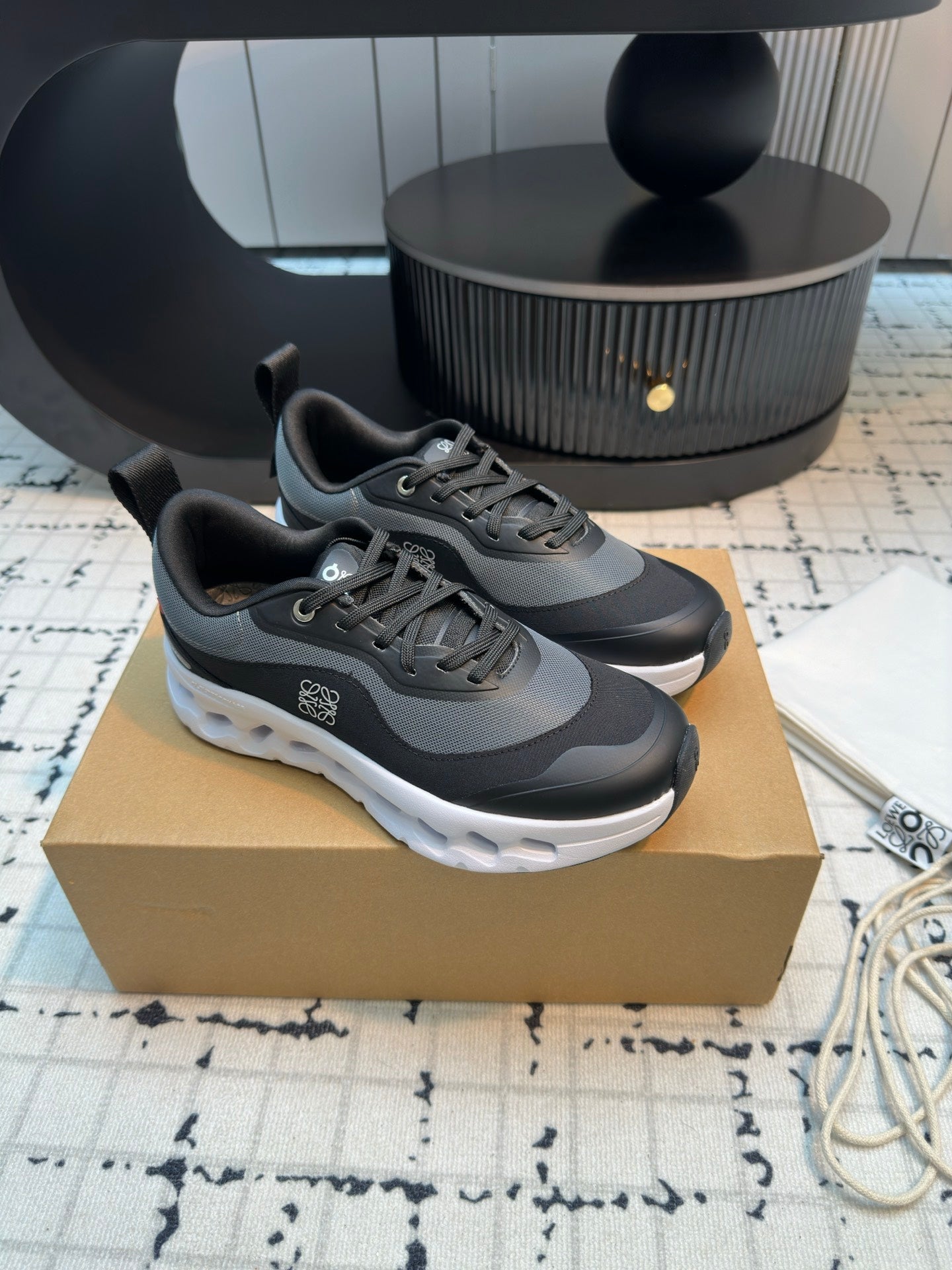 LW CLOUDTILT 2.0 SNEAKER BLACK POLYESTER、mysite、Cacoeks