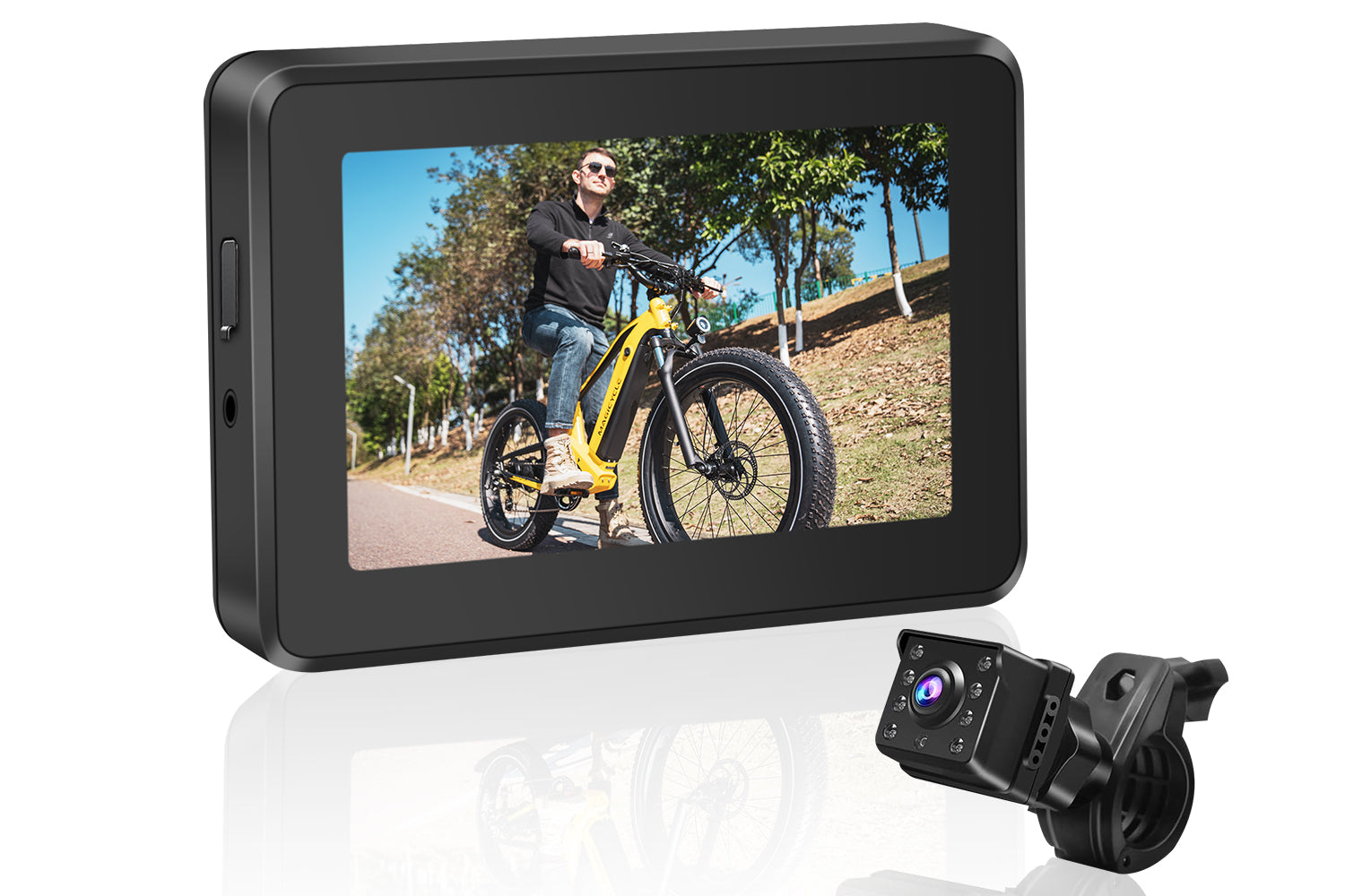4.3 AHD 1080P Monitor E-bike Rear View Mirror Bike Camera、mySite、bearsvspackers