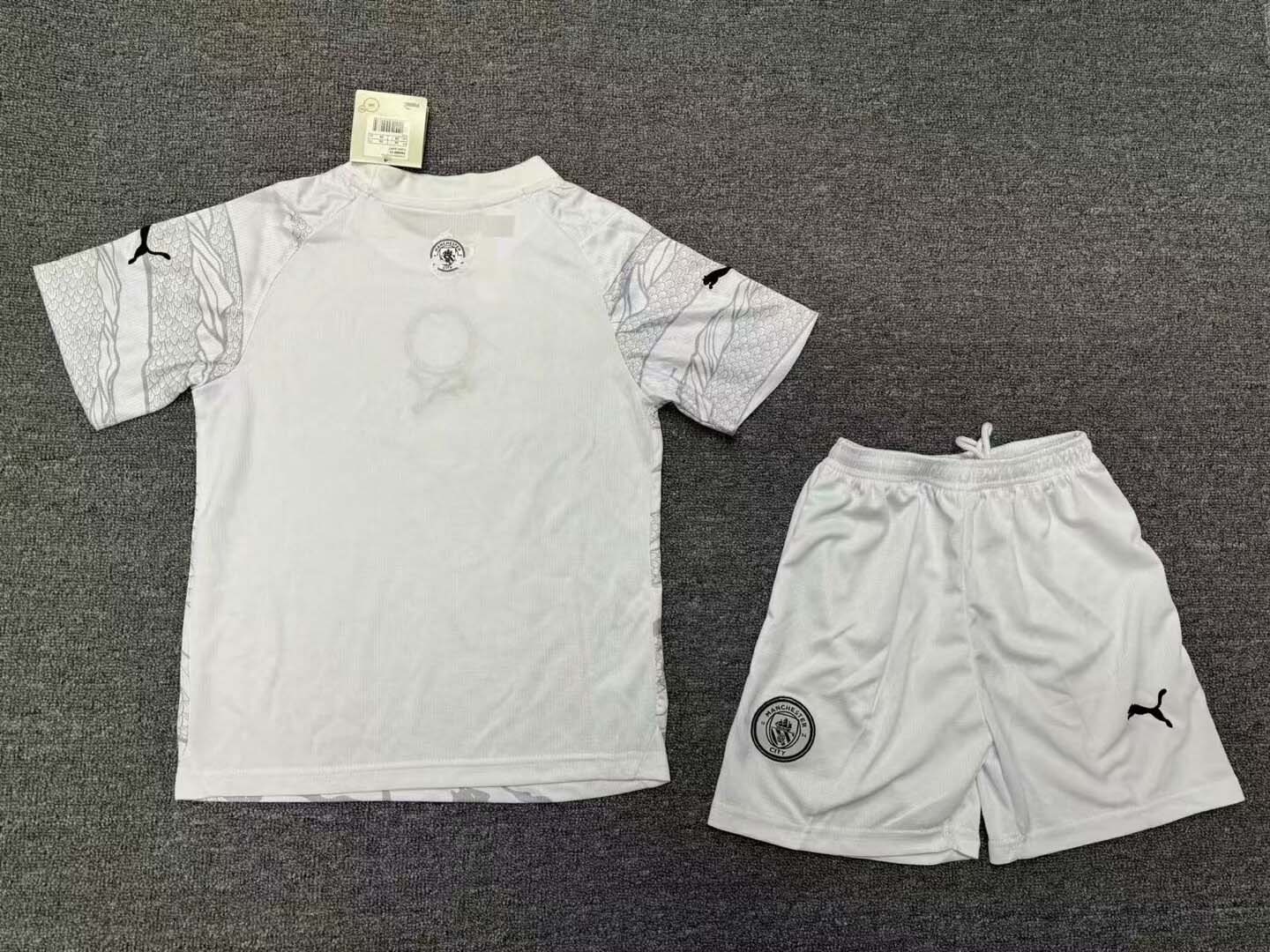 2023/2024 Manchester City Special Edition Grey Football Shirt 1:1 Thai Quality Kids Size:football jersey mysite: unitedjerseyfootball 邓江浪:football