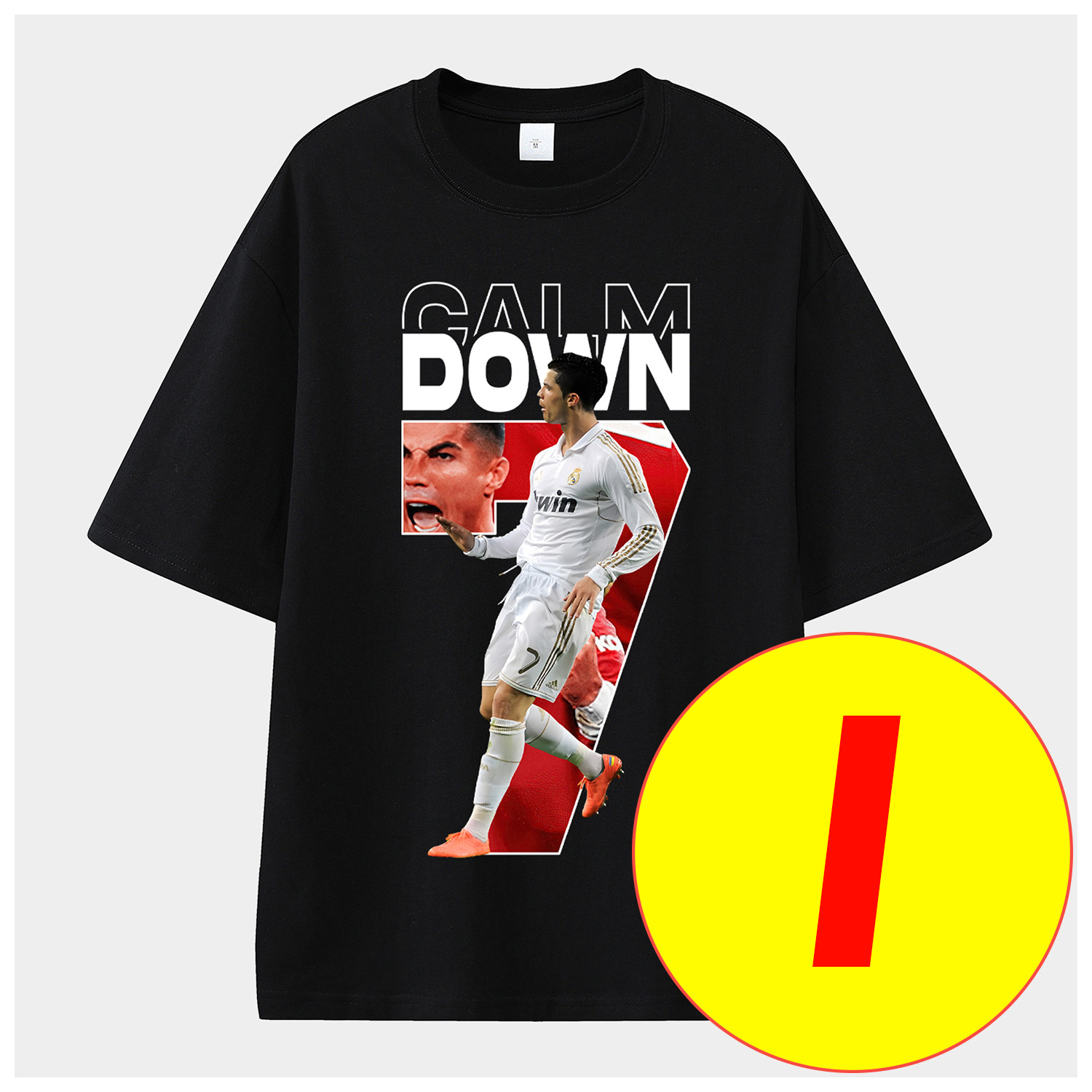 UltraTrikot-Cristiano Ronaldo Portugal Real Madrid Manchester United Unisex Pure Cotton T-shirt