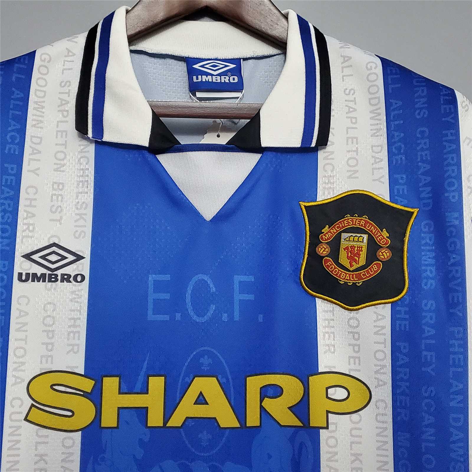 SIUjerseys-Retro Manchester United 94-96 Away Jersey