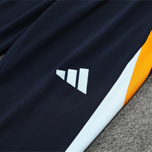 ManixJersey.com | Real Madrid 24-25 Long Sleeve Training Set - Player Version - Royal Blue -Customize Name, Number and Patch | Worldwide Shipping