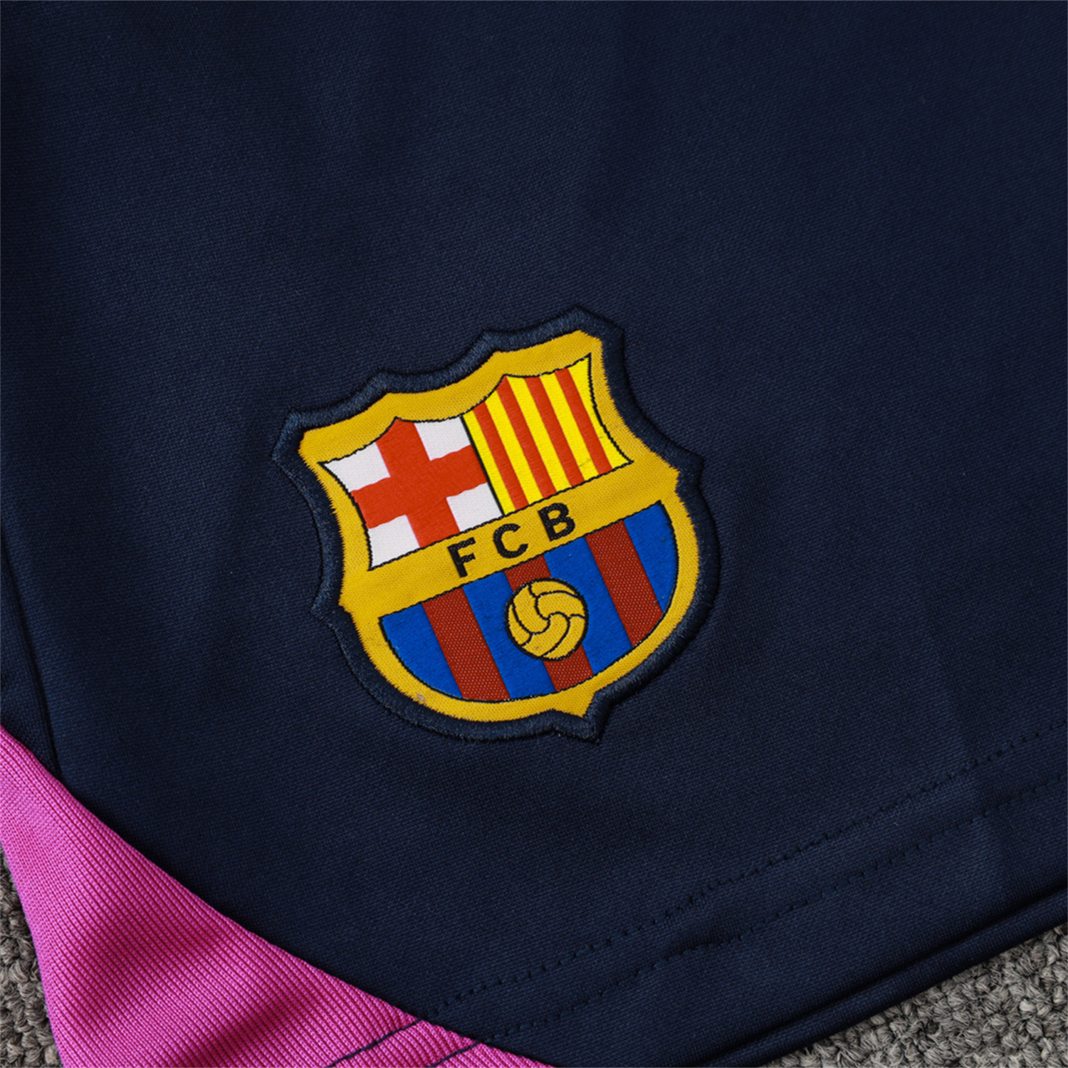 UltraTrikot-Barcelona 25-26 Vest Training Set - Deep Blue Black Vest and Shorts