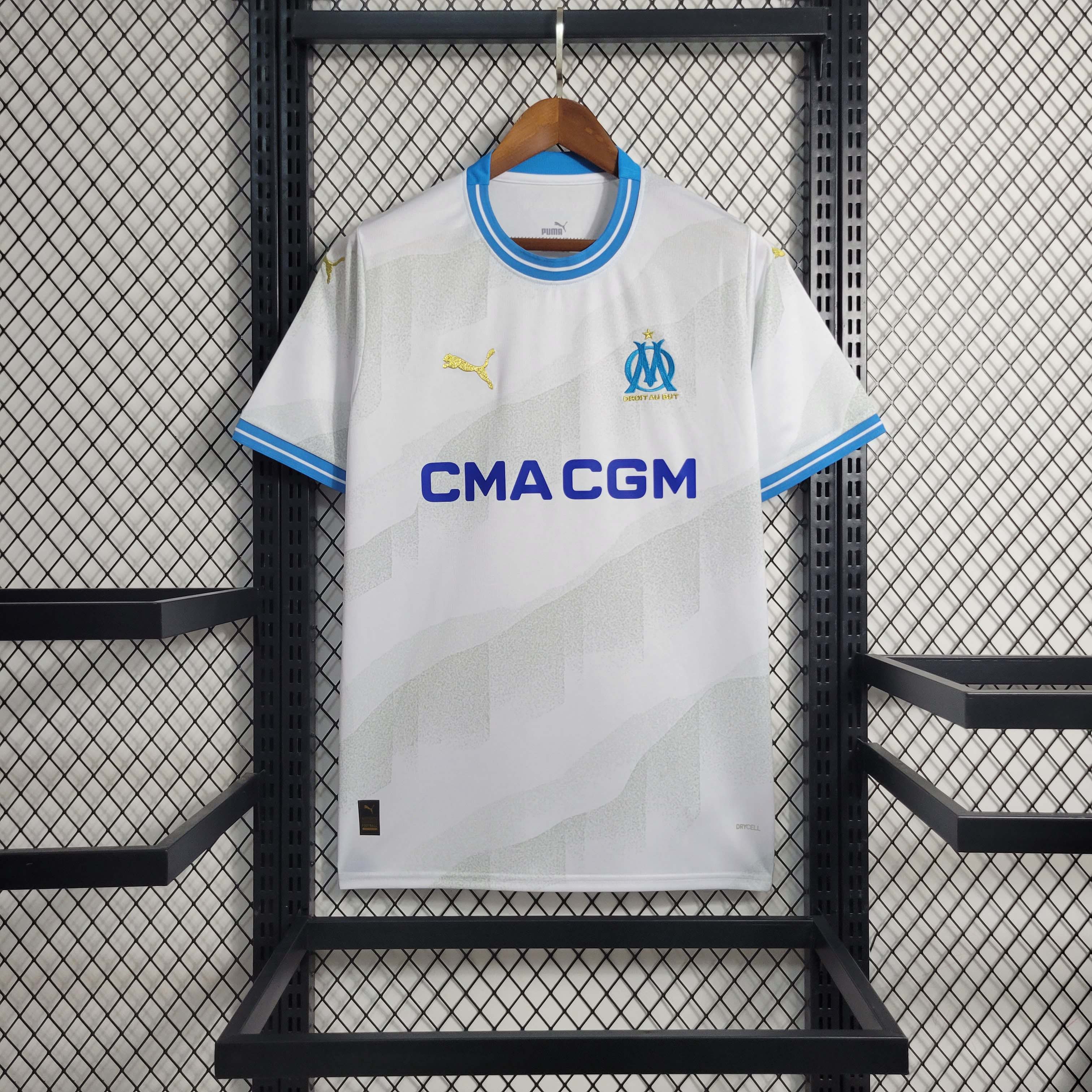2023/2024 Olympique de Marseille Home Football Jersey:football jersey mysite: unitedjerseyfootball 邓江浪:football