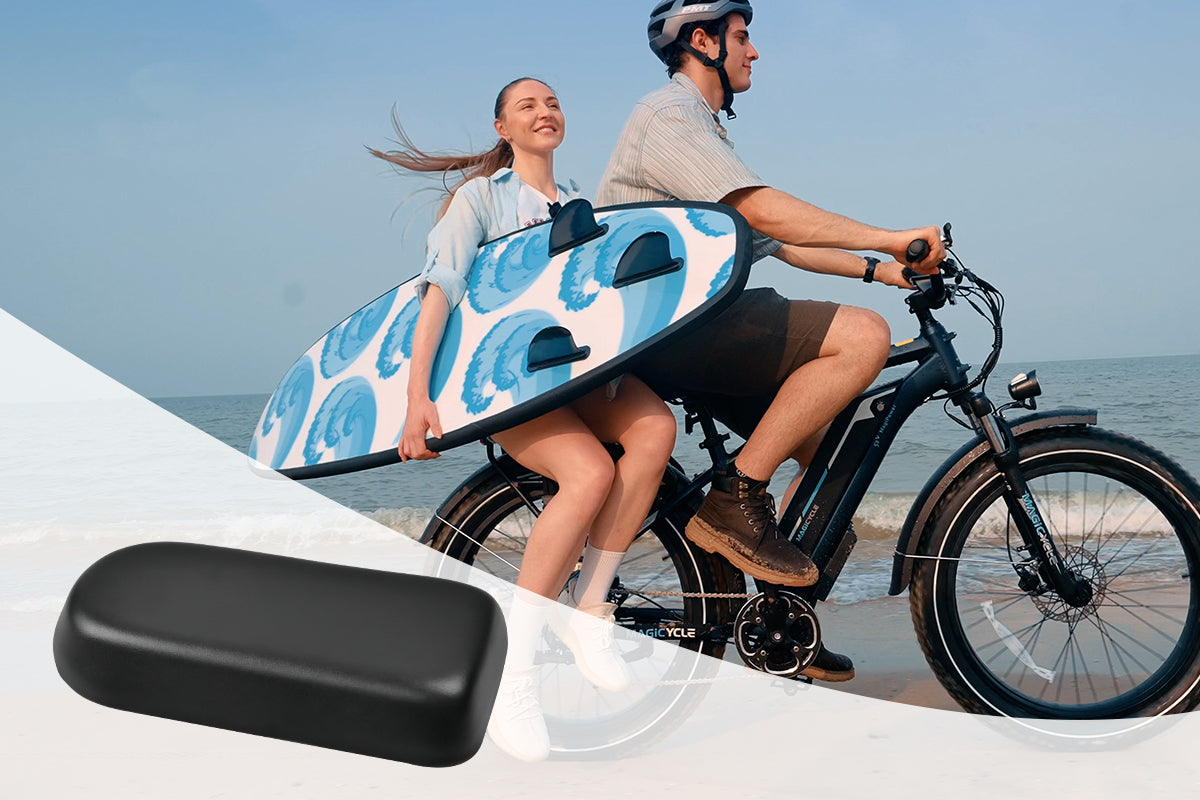 Magicycle Ebike Rear Seat Cushion Deckpad、mySite、bearsvspackers