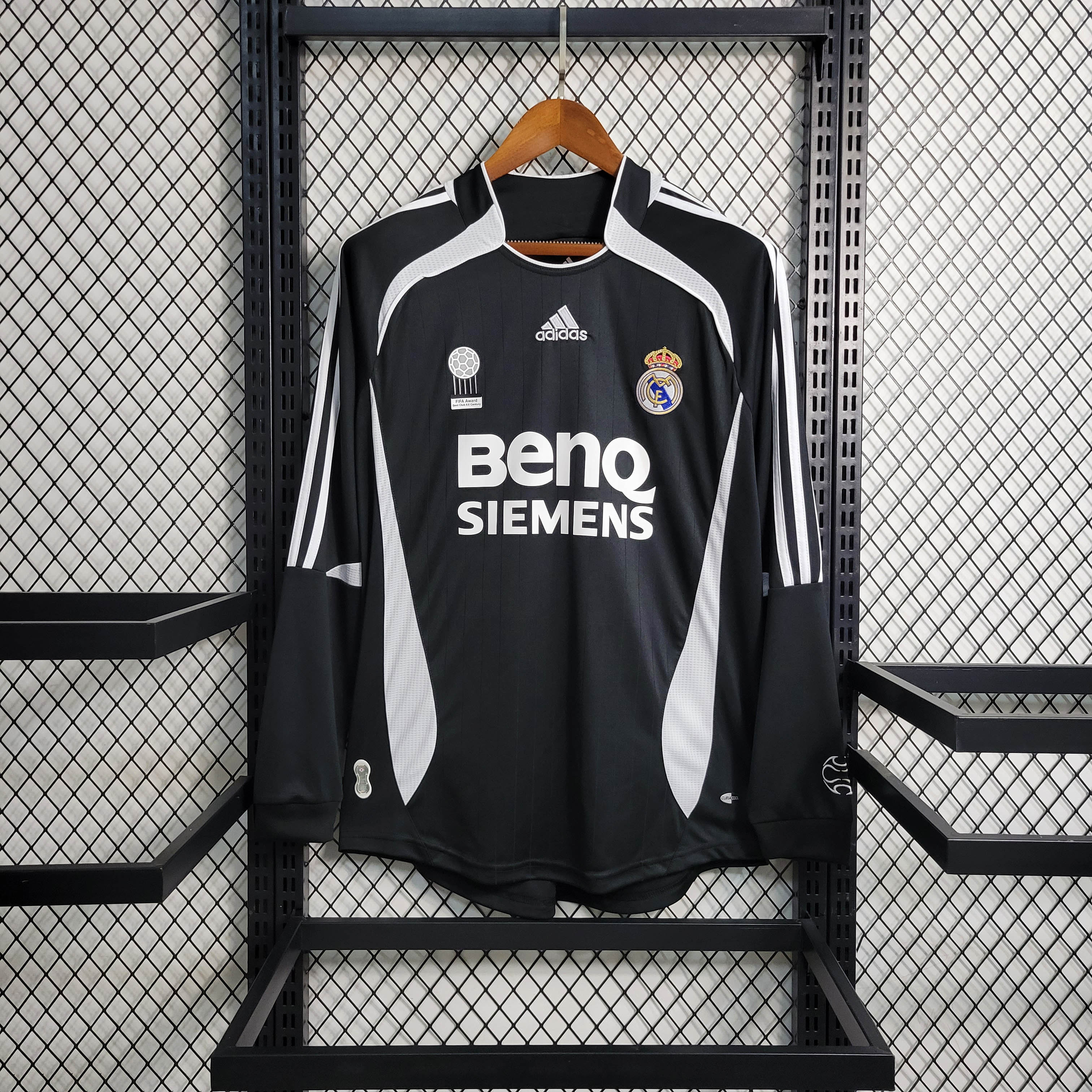 2006/2007 Retro Long Sleeve Real Madrid Away:football jersey mysite: unitedjerseyfootball 邓江浪:football