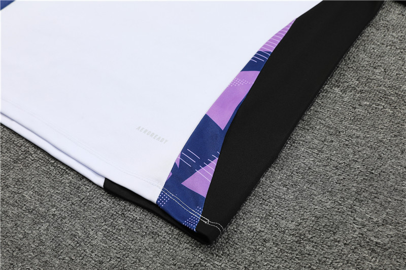 Higojerseys-Germany 2024 Long Sleeve Training Set - White With Black