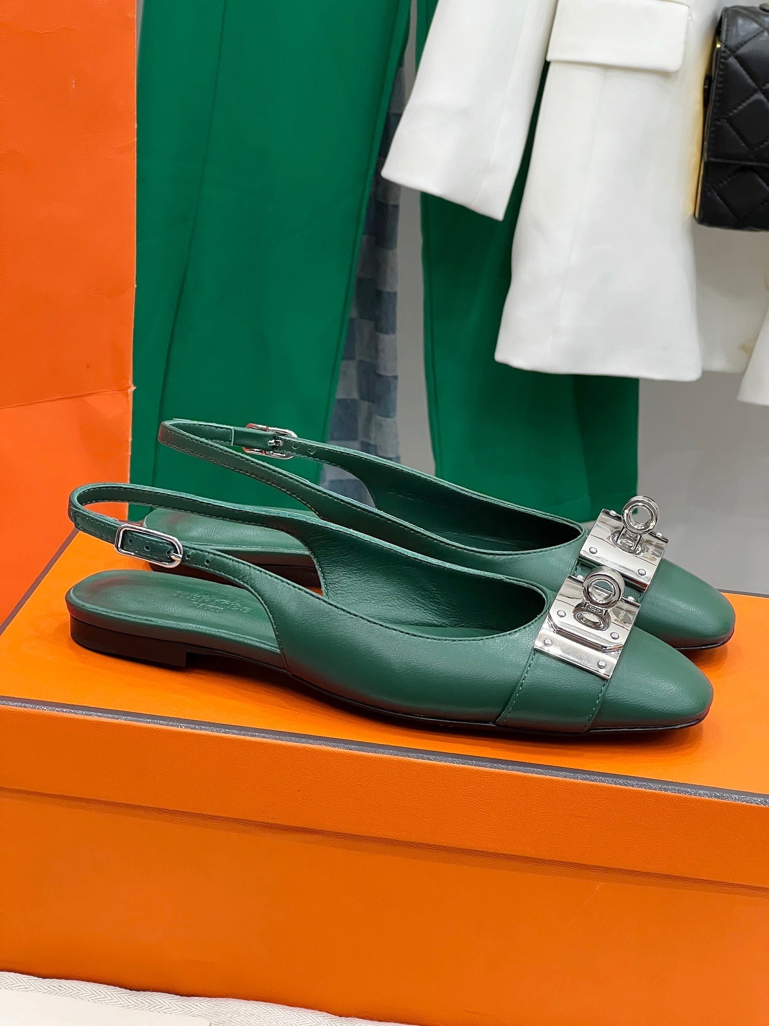 INNOCENTE SLINGBACK CASTLETON GREEN CALKSIN、mysite、Cacoeks