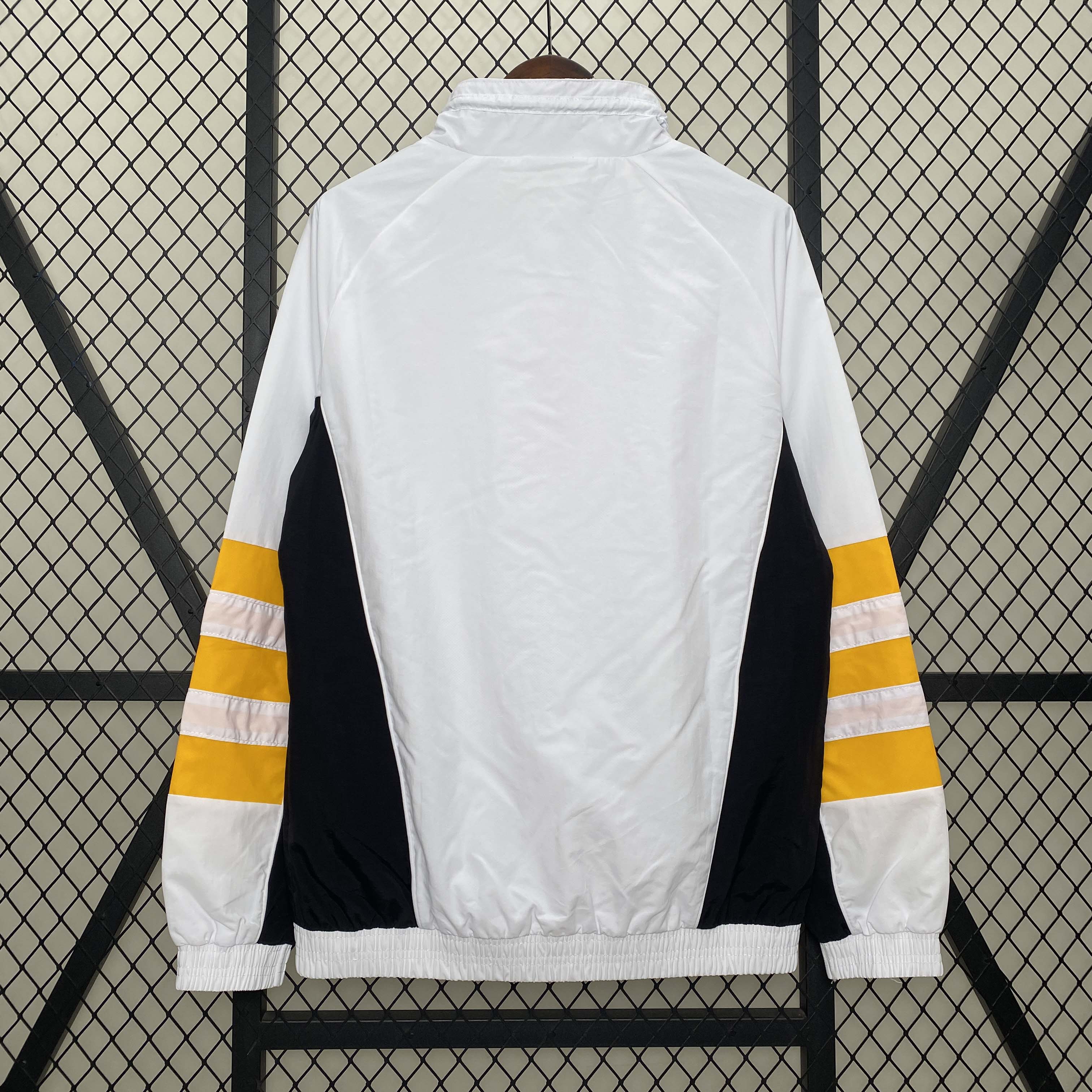 2024/2025 Real Madrid Windbreaker White Soccer Jersey 1:1 Thai Quality:football jersey mysite: unitedjerseyfootball 邓江浪:football