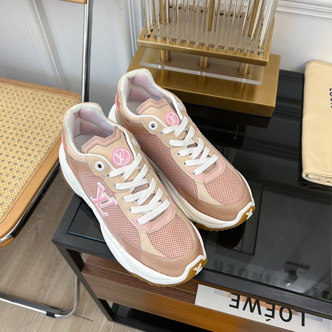 LV RUN 55 SNEAKER PINK BROWN、mysite、Cacoeks