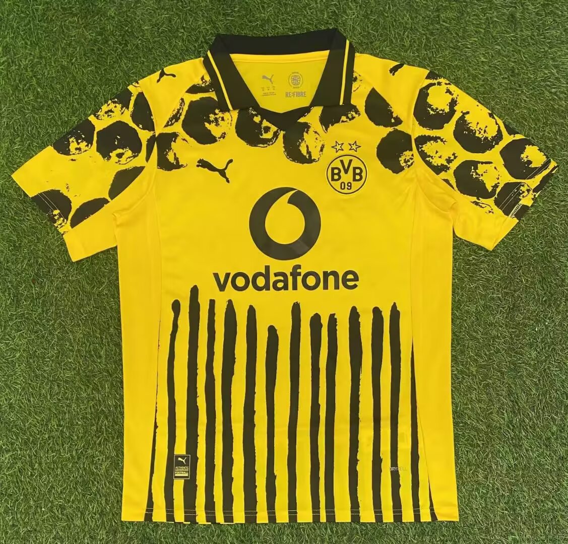 2025 Dortmund Home KidSuper Joint Edition Football Shirt 1:1 Thai Quality:football jersey mysite: unitedjerseyfootball 邓江浪:football