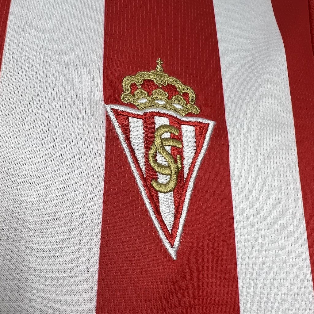 ManixJersey.com | Sporting de Gijon 24-25 Home Stadium Jersey - Fans Version -Customize Name, Number and Patch | Worldwide Shipping