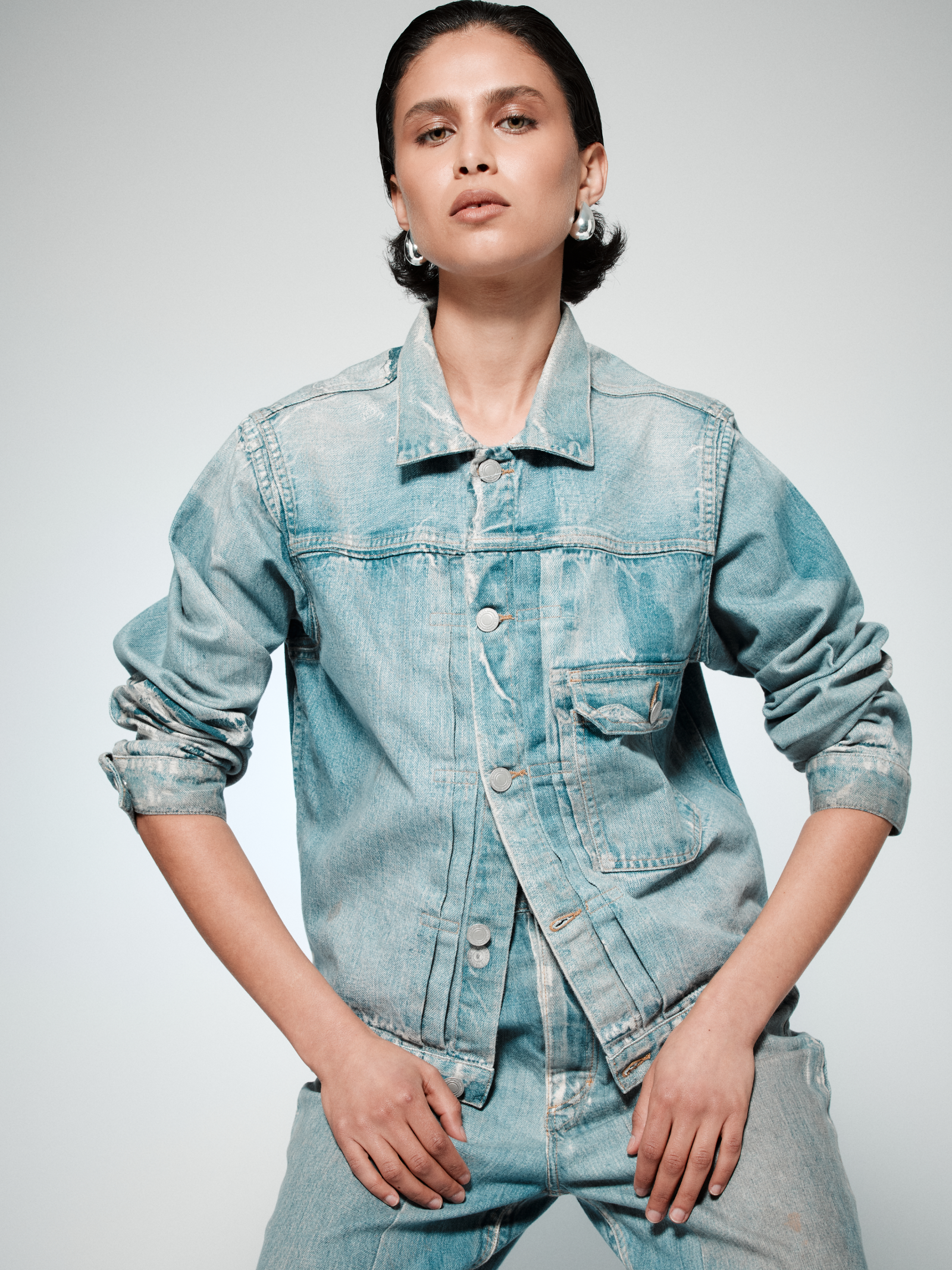 Type One Jacket Digital Indigo