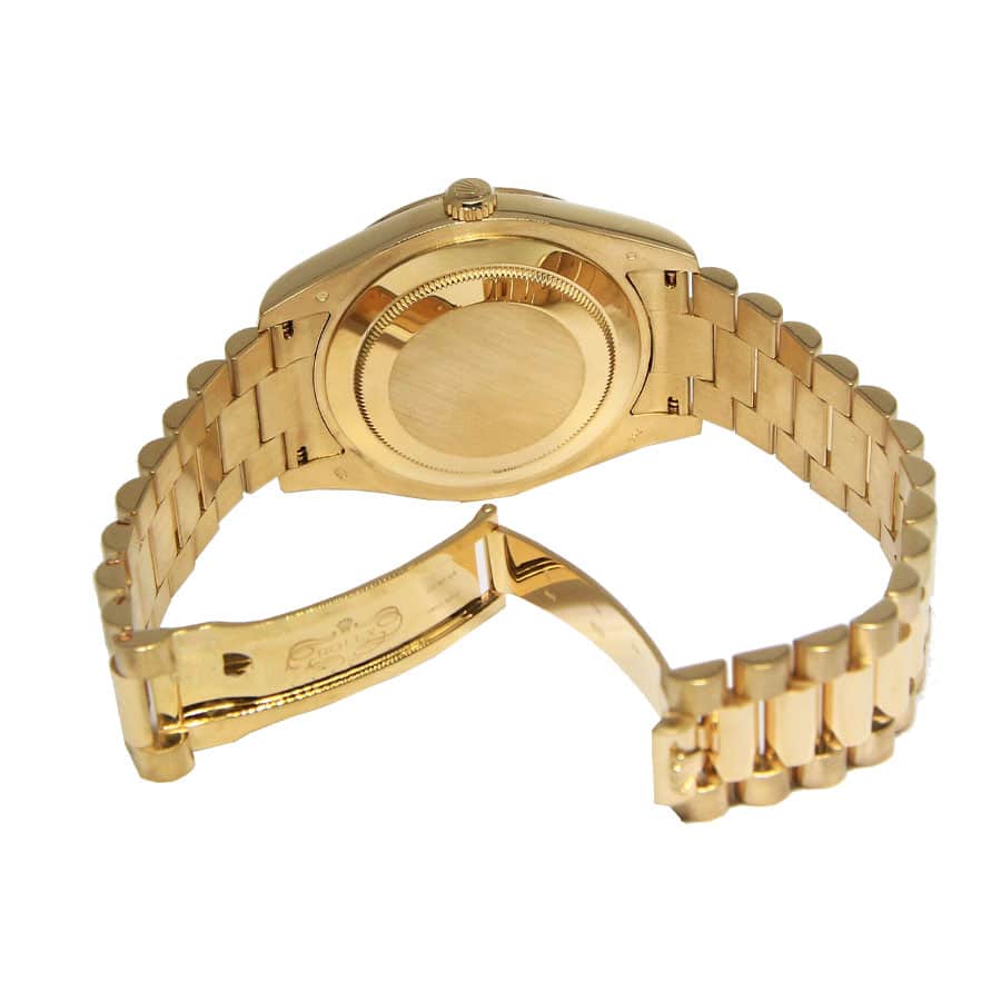 rolex day date ii 218238 kw yellow gold champagne dial1