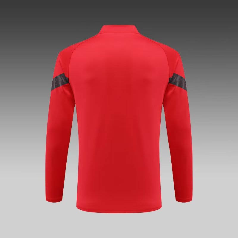 2022/2023 AC Milan Half-Pull Training Suit Red Soccer Jersey 1:1 Thai Quality Set:football jersey mysite: unitedjerseyfootball 邓江浪:football