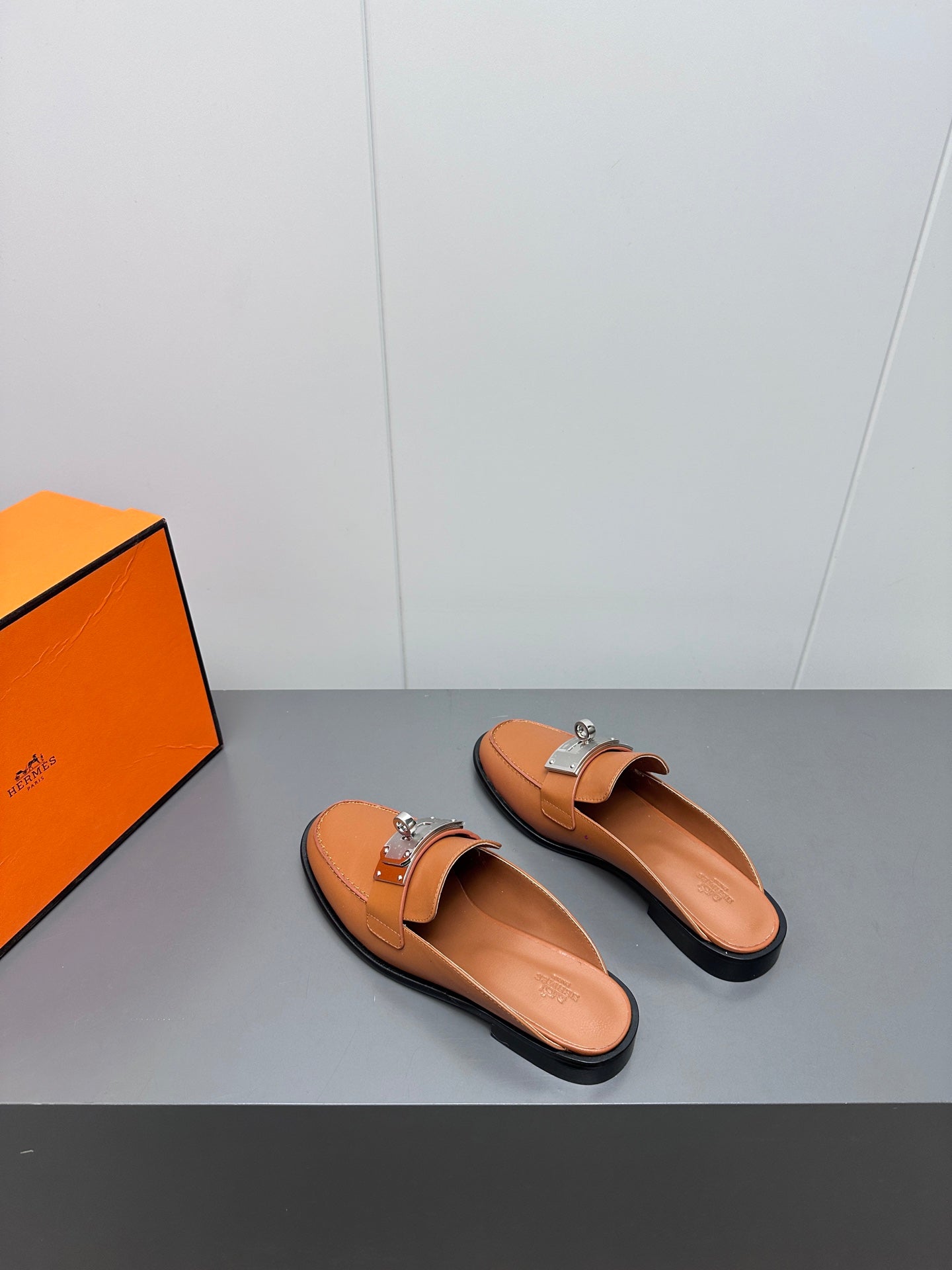 0Z MULE IN BRONZE BROWN LAMBSKIN、mysite、Cacoeks