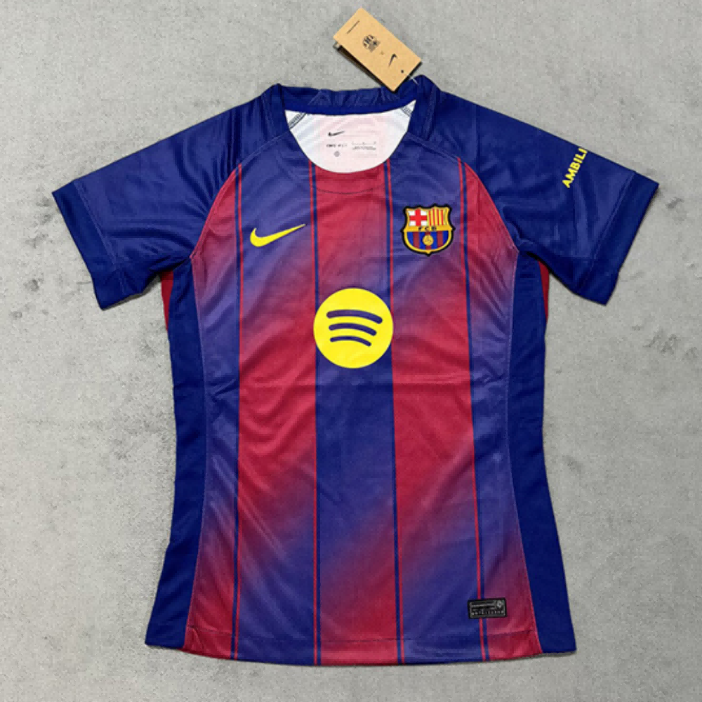 25/26 Women Barcelona Home Football Shirt-mysite Custom Football Kit- Nextkits