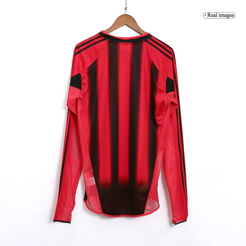 04-05 AC Milan Home soccer jersey -Long Sleeve Retro version: Ajax 24-25 Home Stadium Jersey - Fans Version mysite: Adidas luxuryfootballshirts.com: https://www.luxuryfootballshirts.com/