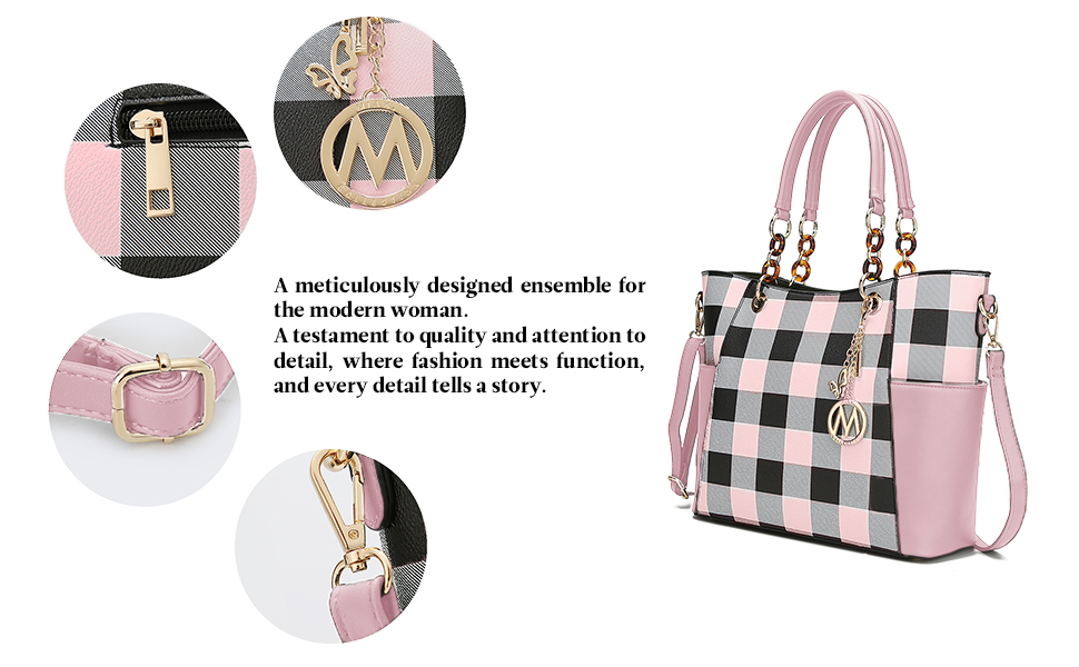 Details Gold tone shoulder bag adjustable strap Tote bag Handbag Crossbody Purse