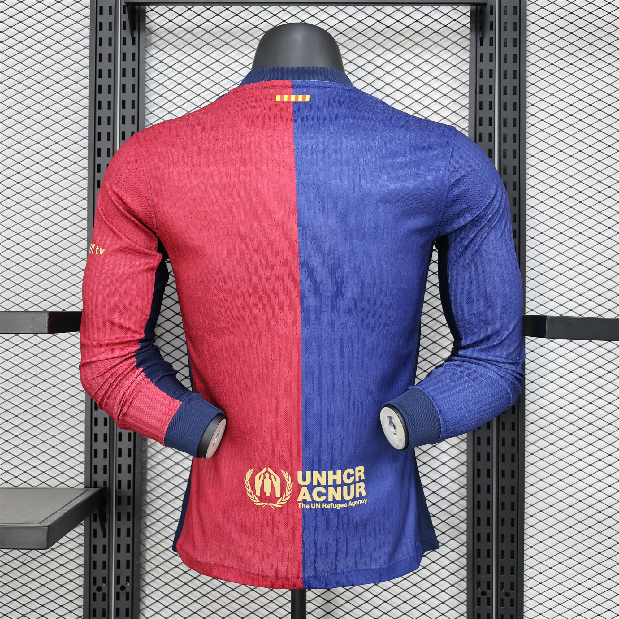 ManixJersey.com | Barcelona X Coldplay 24-25 Home Co-Branded Long Sleeve Jersey - Player Version -Customize Name, Number and Patch | Worldwide Shipping
