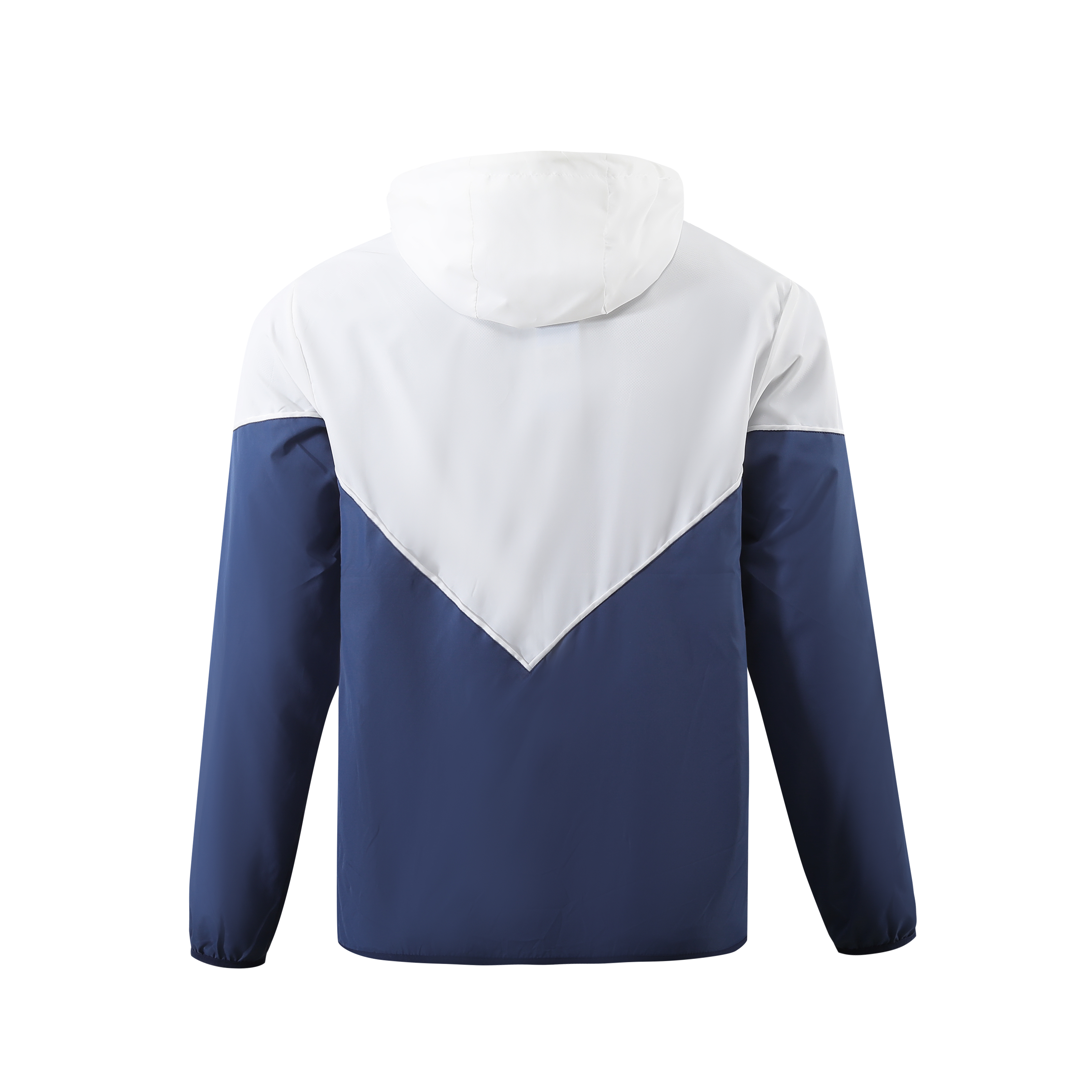 JerseysGala.com | Real Madrid 24-25 White Hooded Windbreaker - Player Version -Customize Name, Number and Patch | Worldwide Shipping