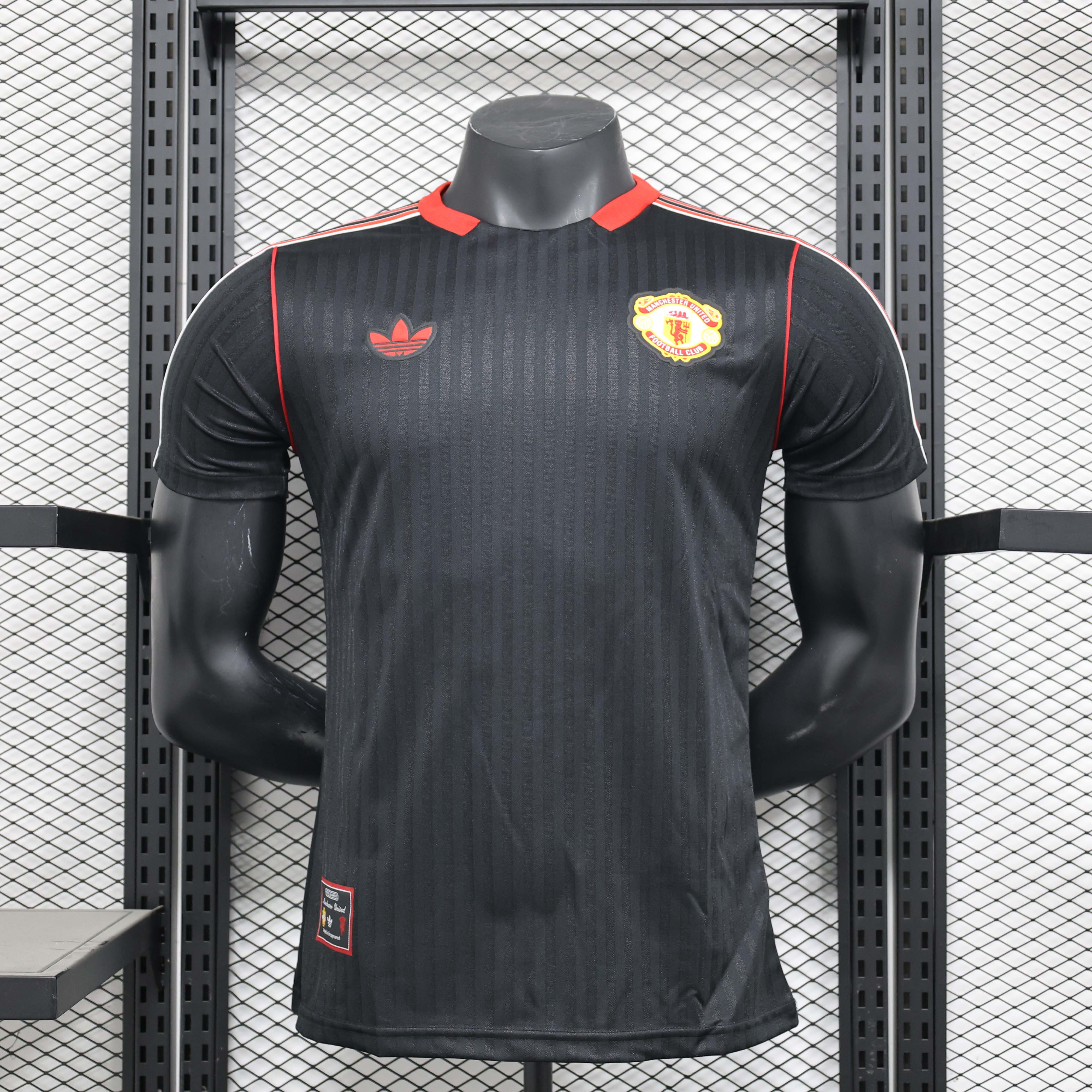 2025/2026 Player Version Manchester United Special Edition Black Football Shirt 1:1 Thai Quality:football jersey mysite: unitedjerseyfootball 邓江浪:football
