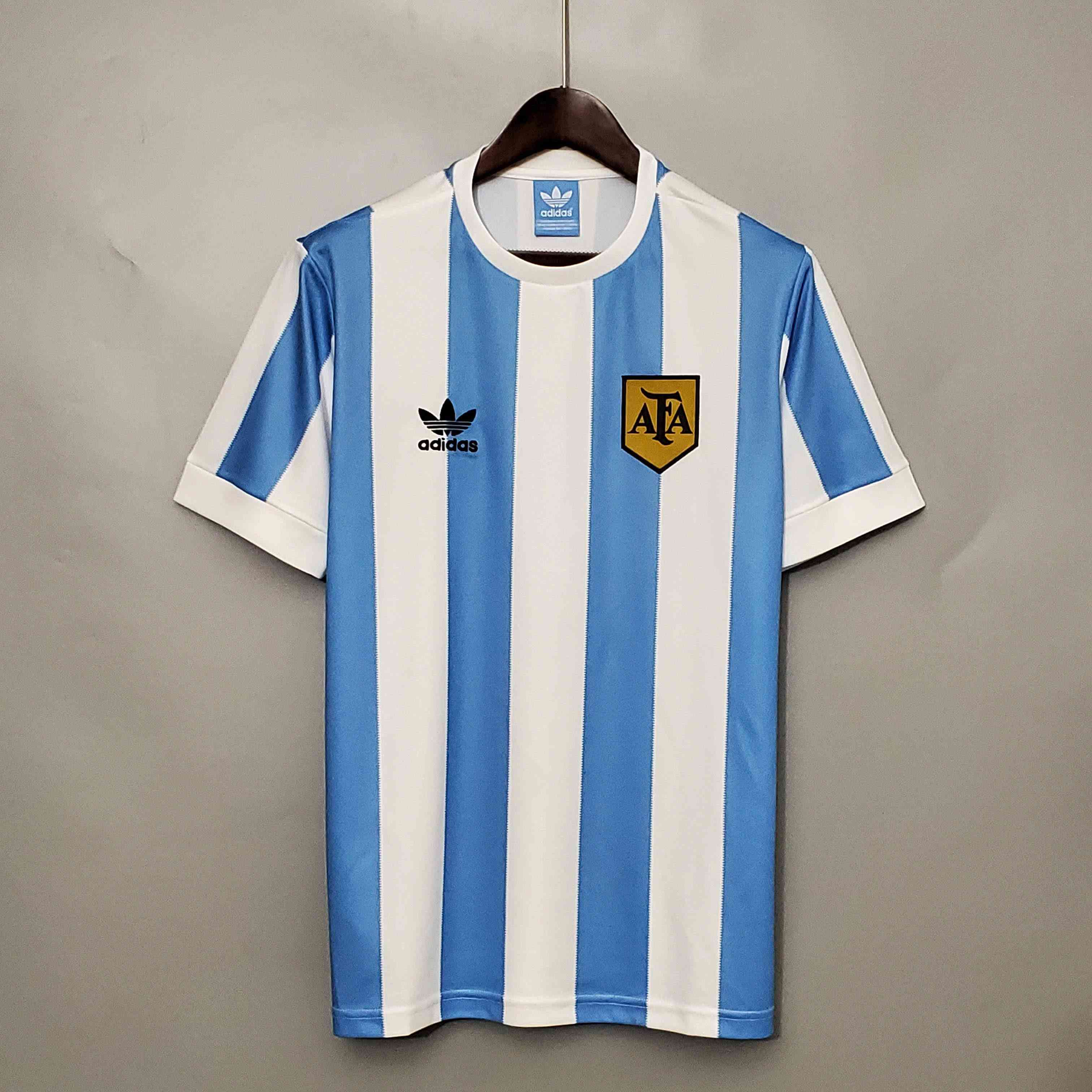 1978 Retro Argentina National Team Home Jersey-mysite Custom Football Kit- Nextkits