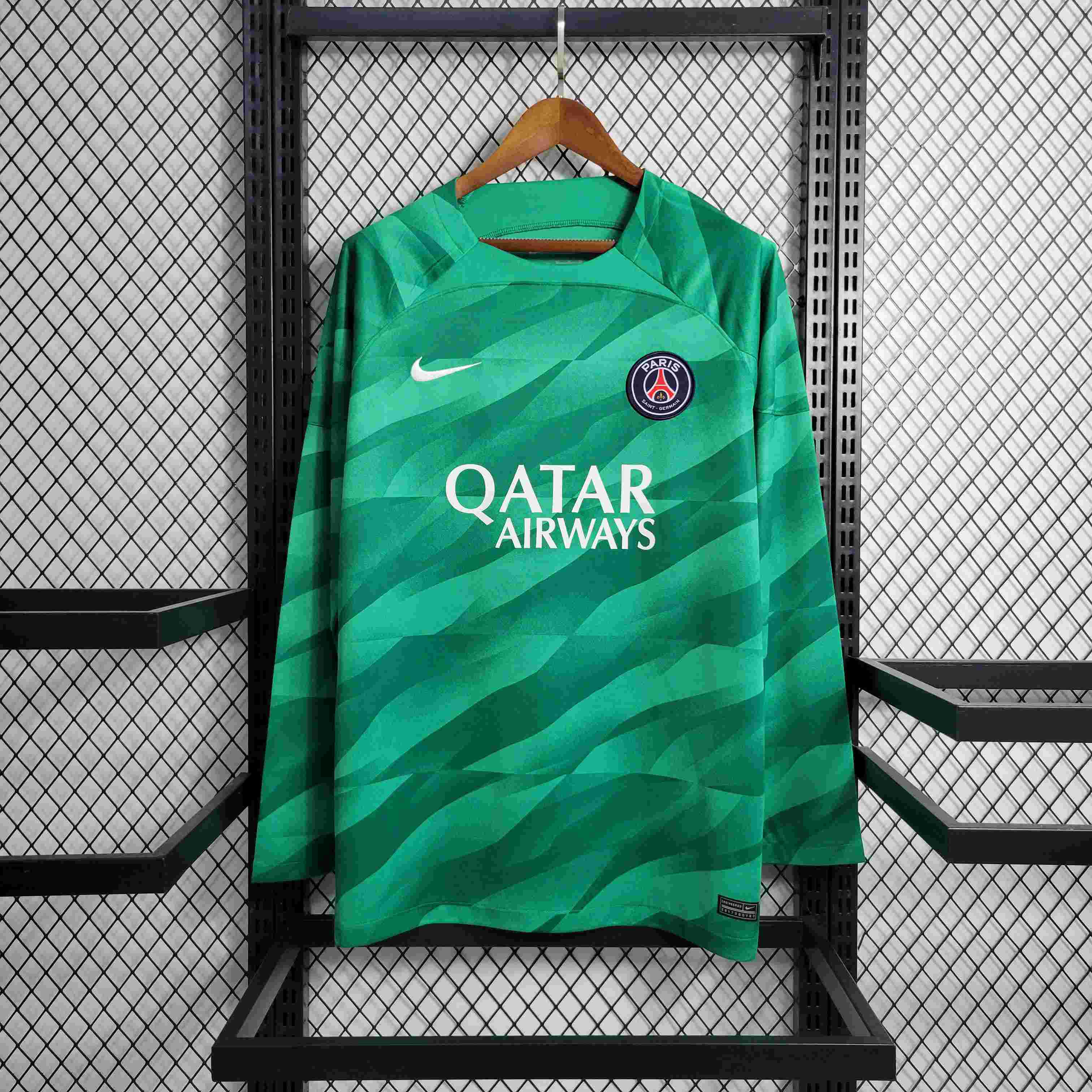 2023/2024 Long Sleeve Psg Paris Saint-Germain Goalkeeper Green Football Shirt-mysite Custom Football Kit- Nextkits