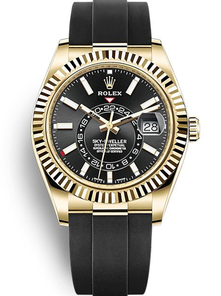 Superclone Rolex Sky-Dweller 42mm Black Dial 326238-fasswatch