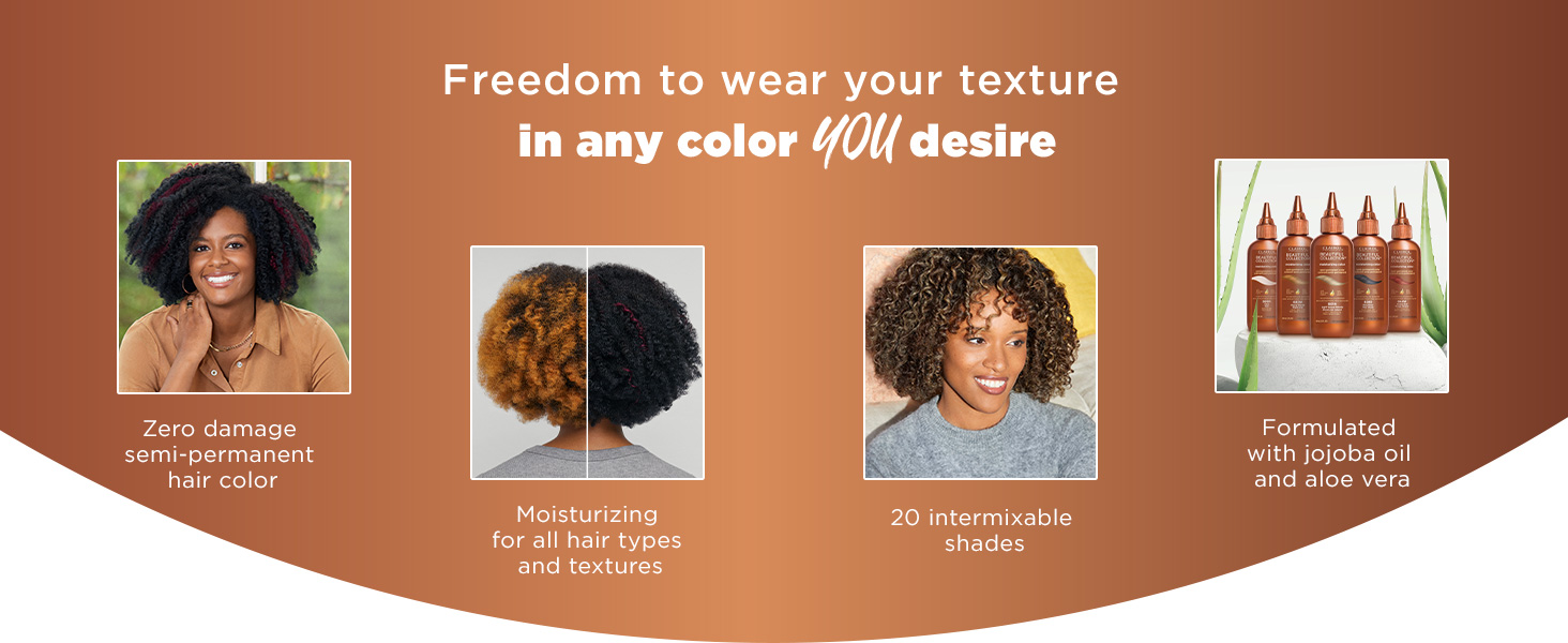 Zero Damage semi-permanent hair color 