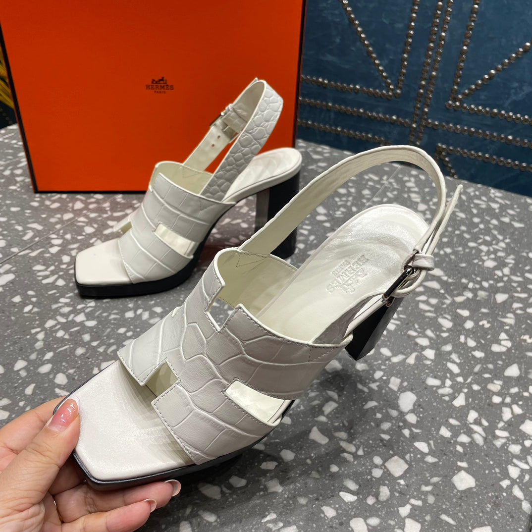 ERIS SANDAL 95 WHITE CALFSKIN、mysite、Cacoeks
