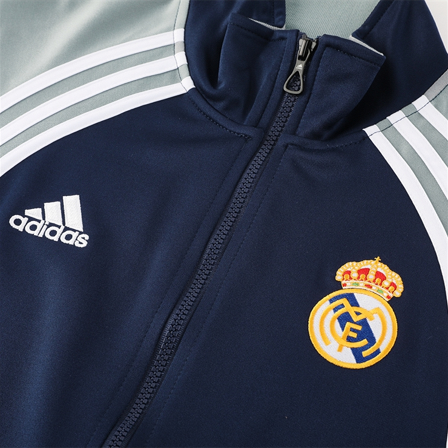 UltraTrikot-Real Madrid 25-26 Jacket Training Tracksuit - Blue Grey Jackets & Pants