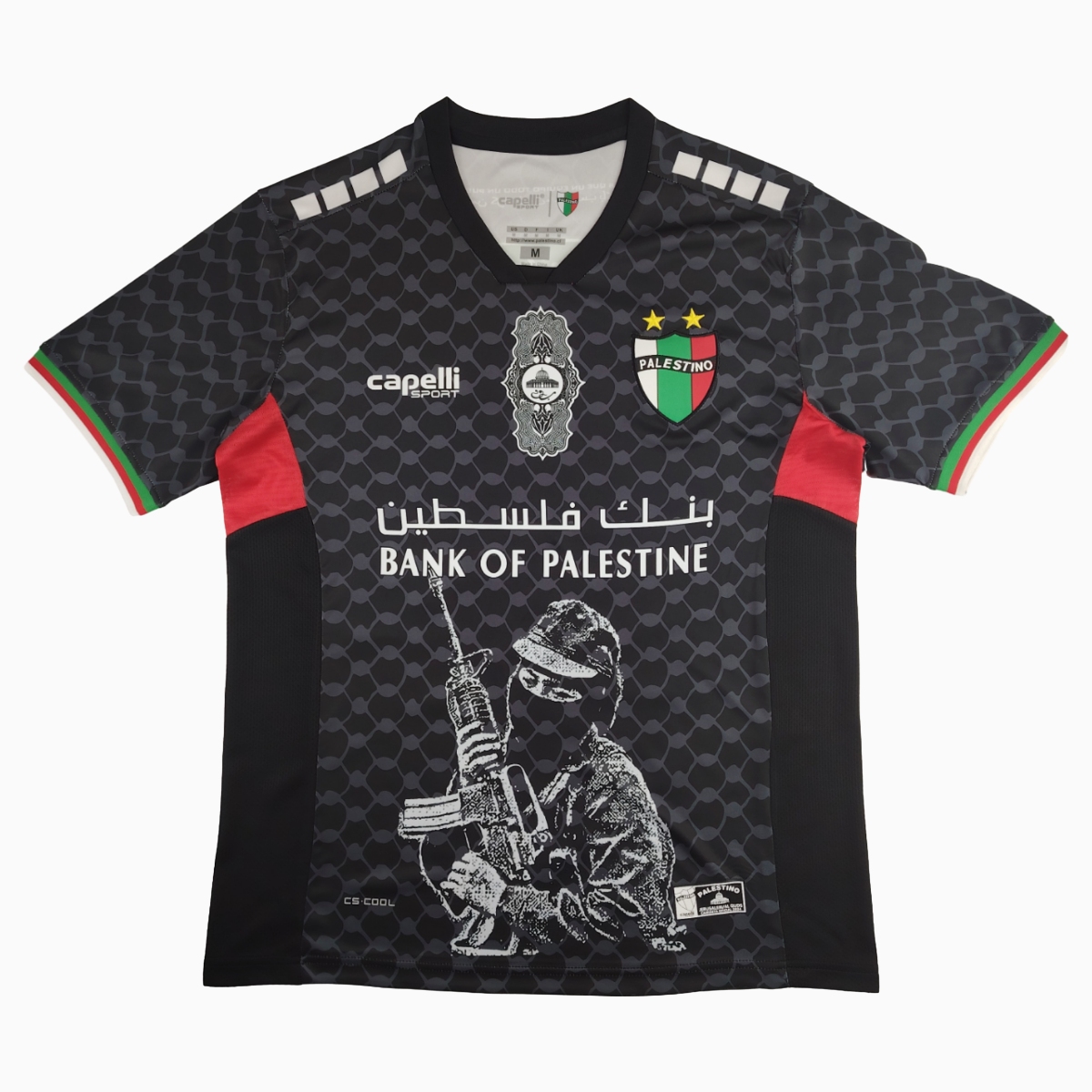 Higojerseys-Club Deportivo Palestino 2024 Away Black Special Jersey - Fans Version