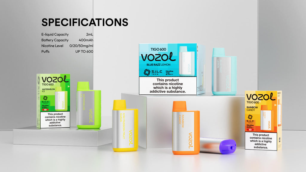 Vozol Tigo 600 Disposable Vape Kit - Official Distributor - Idea Vape