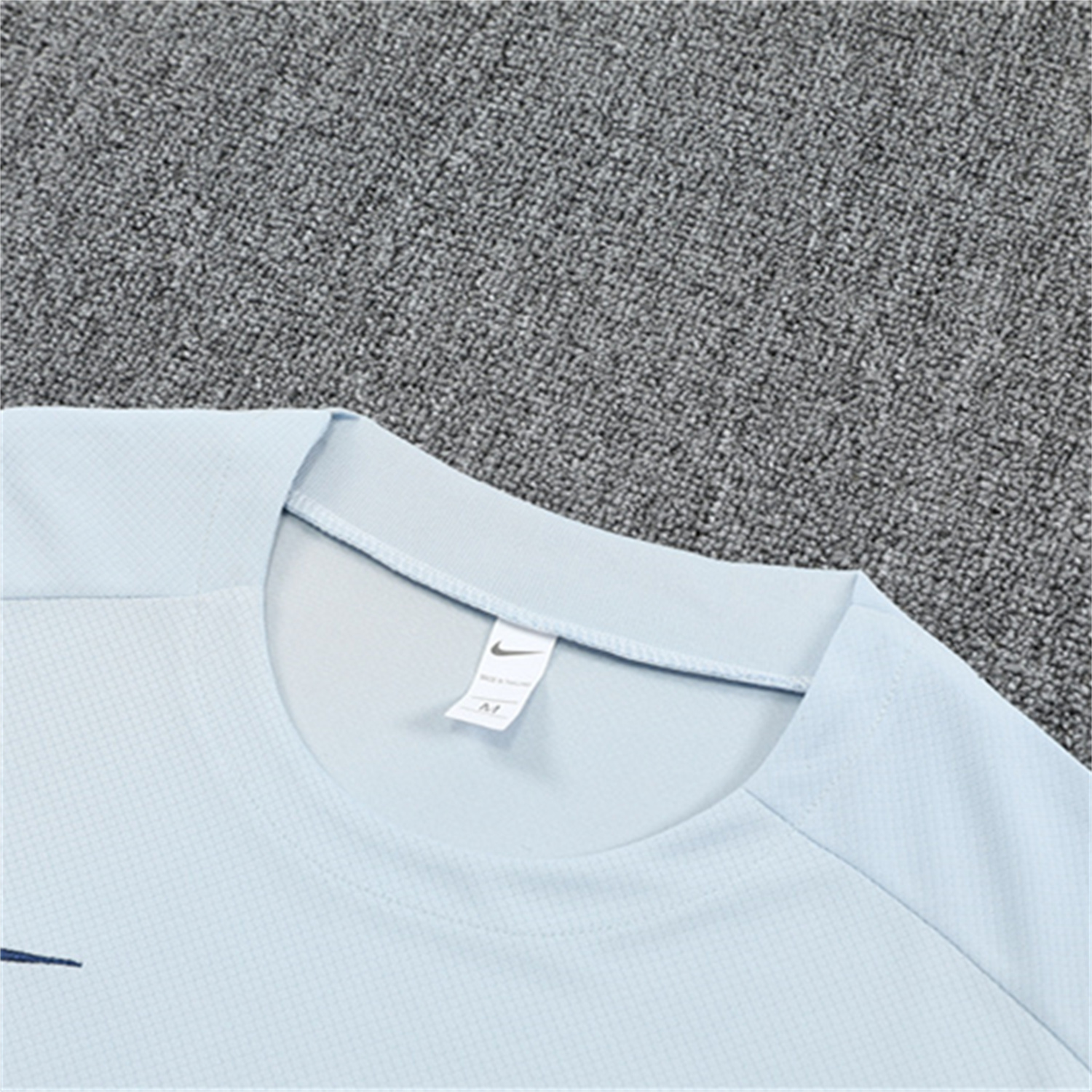 UltraTrikot-Inter Milan 25-26 Short-Sleeve Training Set - Light Grey Top & Blue Shorts