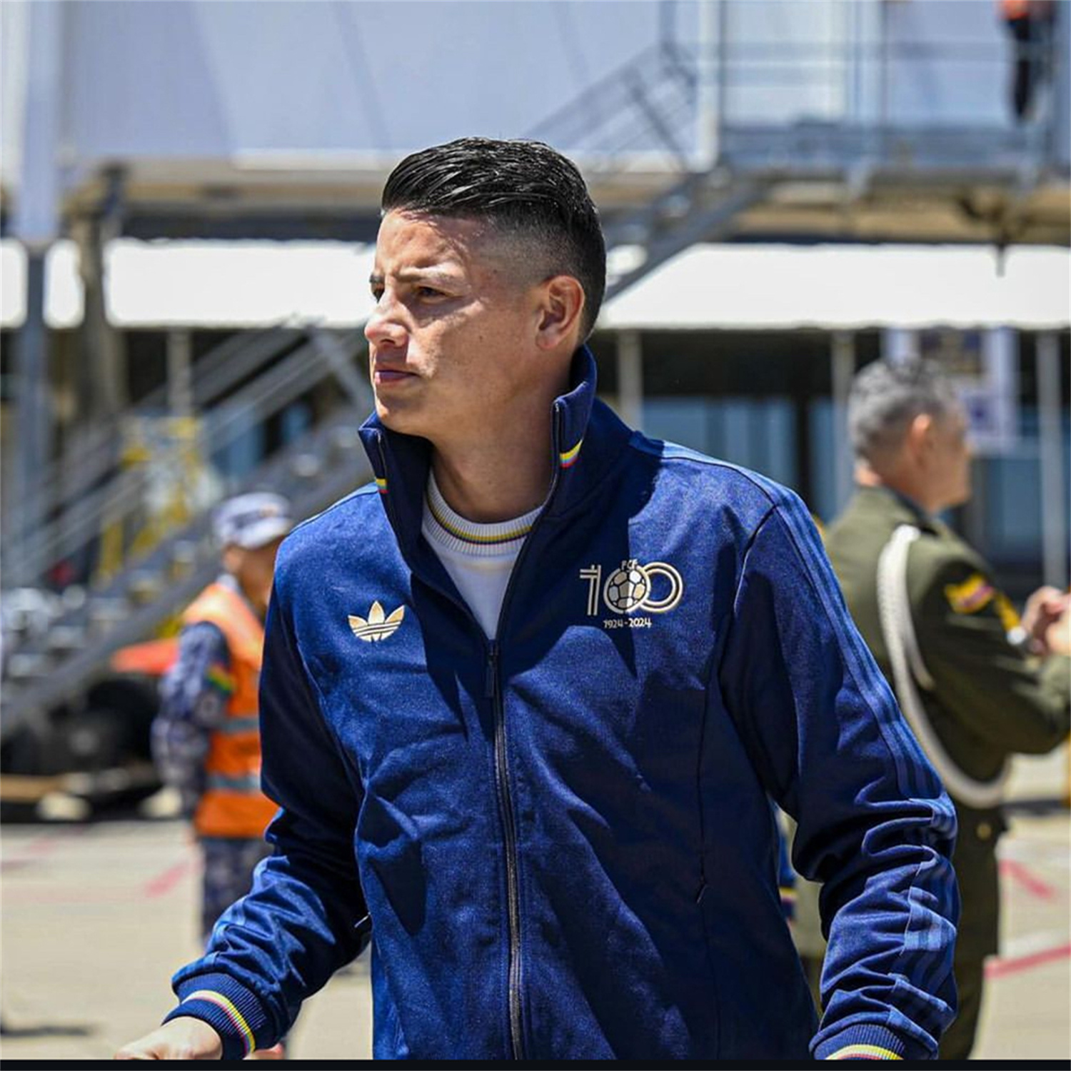 UltraTrikot-Colombia 2024 100th Anniversary Jacket Training Tracksuit - Deep Blue