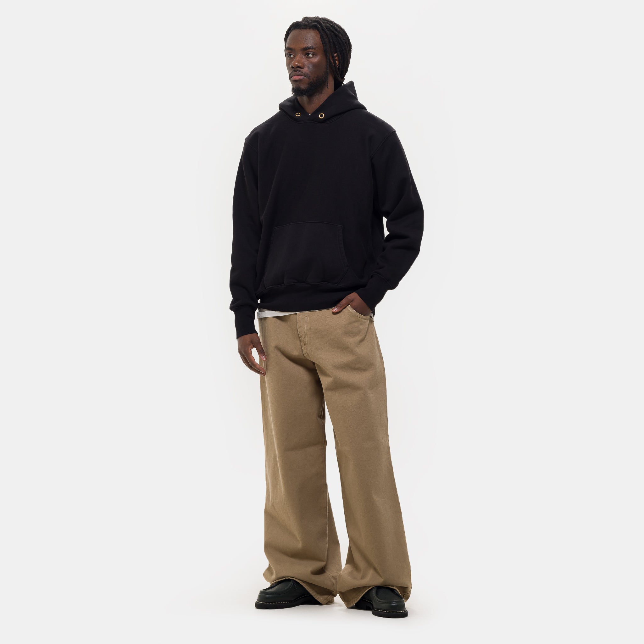 Heavyweight Hoodie in Jet Black