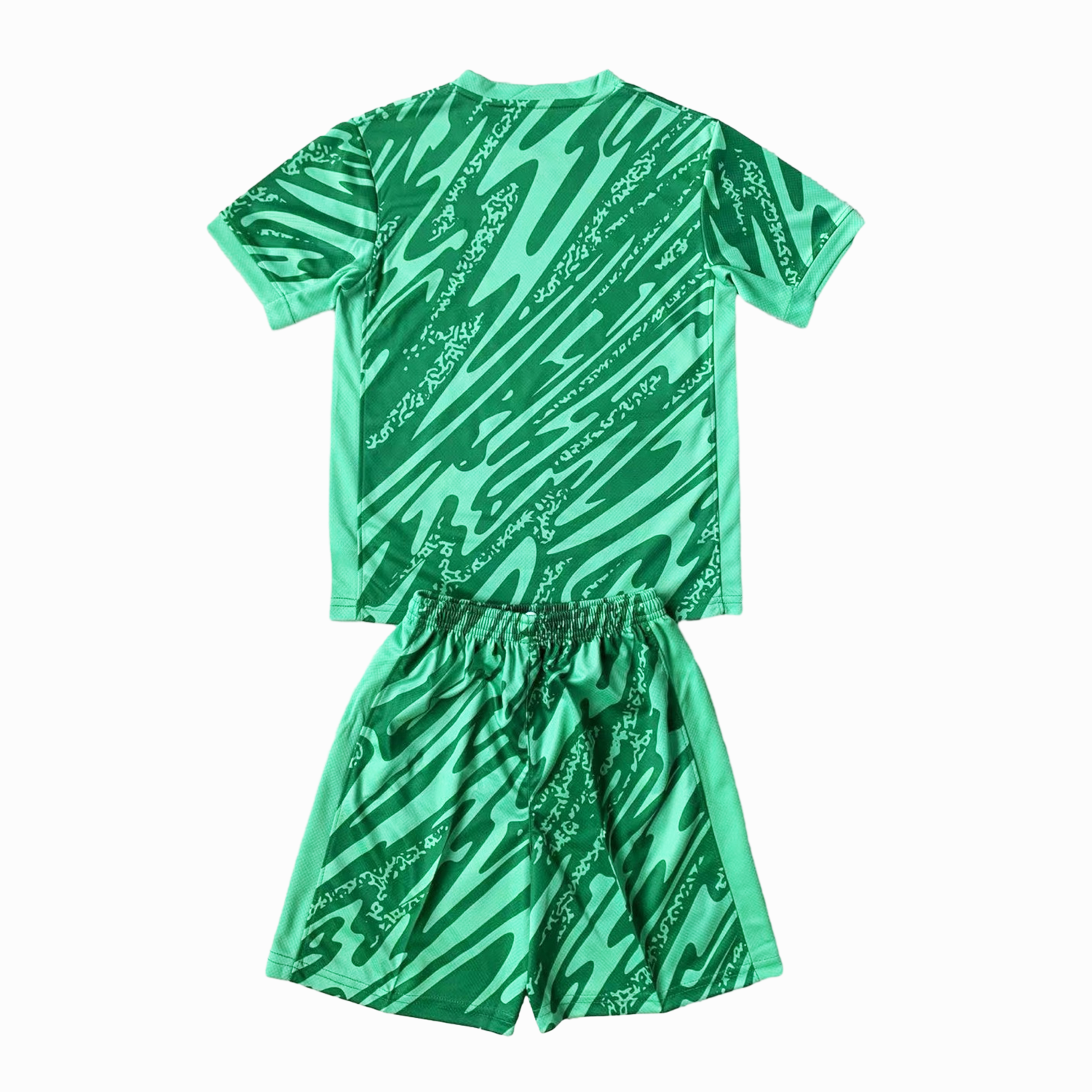 ManixJersey.com | England 2024 Goalkeeper Kids Kit - Green -Customize Name, Number and Patch | Worldwide Shipping