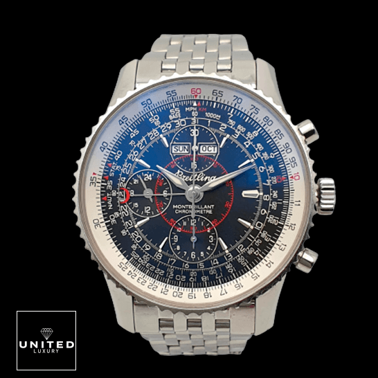 Breitling Montbrillant Datora "Triple Calendar" A2133012/B571 Exact Replica 1:1 breitling montbrillant datora black dial A2133012 B571 front