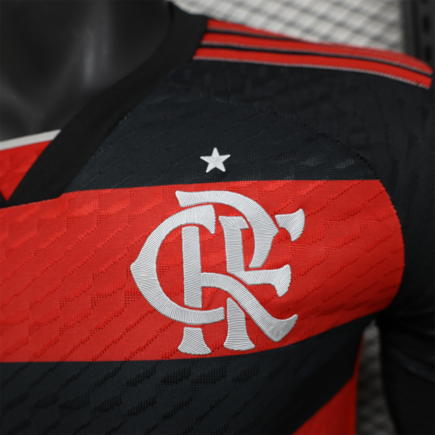 foot-Flamengo 25-26 Home Jersey with Sponsors - Player Version
