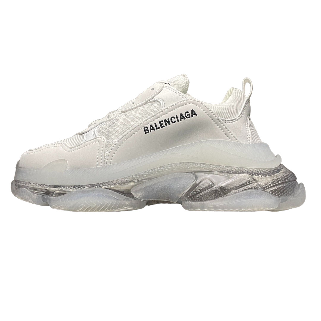 Balenciaga Triple S Sneaker Clear Sole in White、mysite、Cacoeks