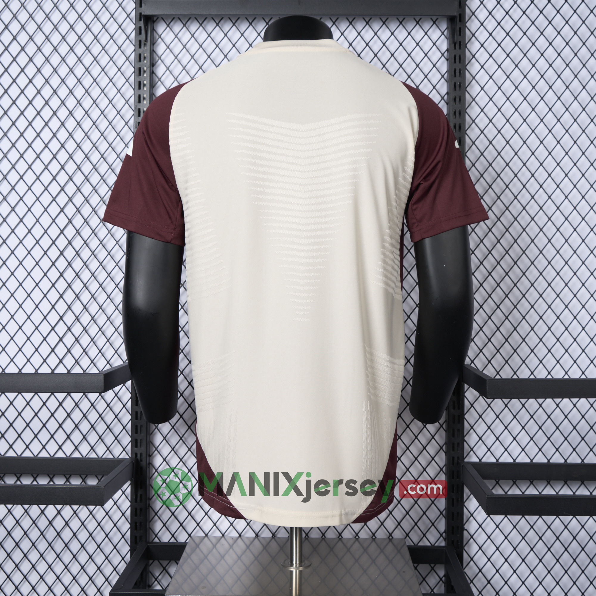 ManixJersey.com | Bayern Munich 24-25 Apricot & Red Training Jersey - Player Version -Customize Name, Number and Patch | Worldwide Shipping