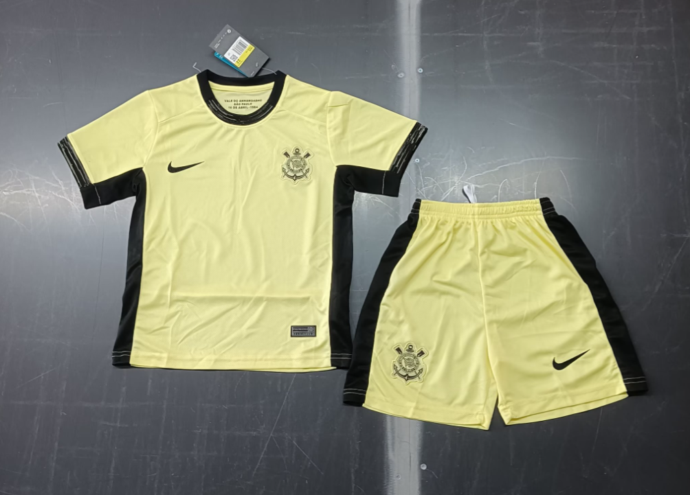 23/24 Corinthians Third Away Football Shirt Kids Size Suit-mysite Custom Football Kit- Nextkits