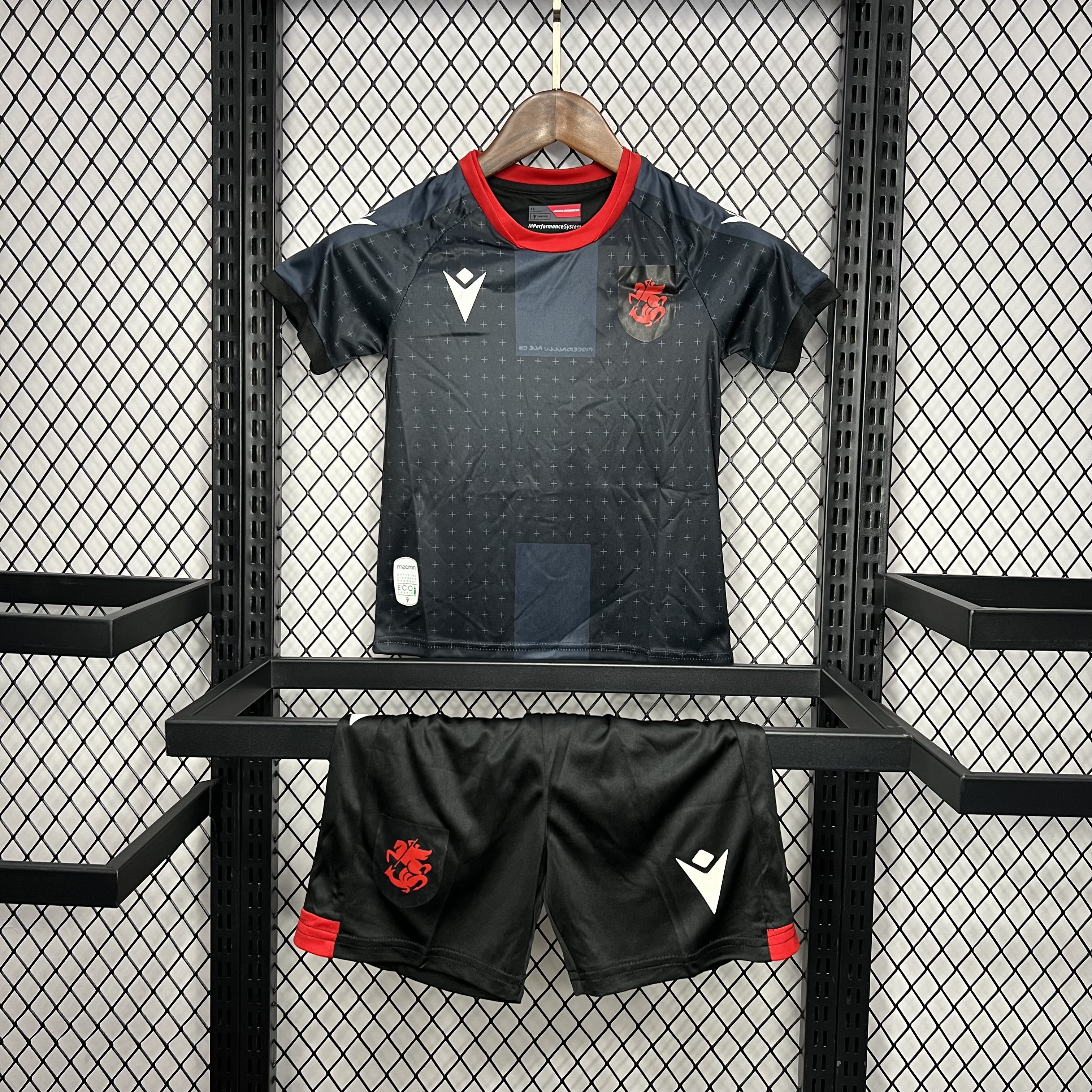 ManixJersey.com | Georgia 2024 Away Kids Kit -Customize Name, Number and Patch | Worldwide Shipping