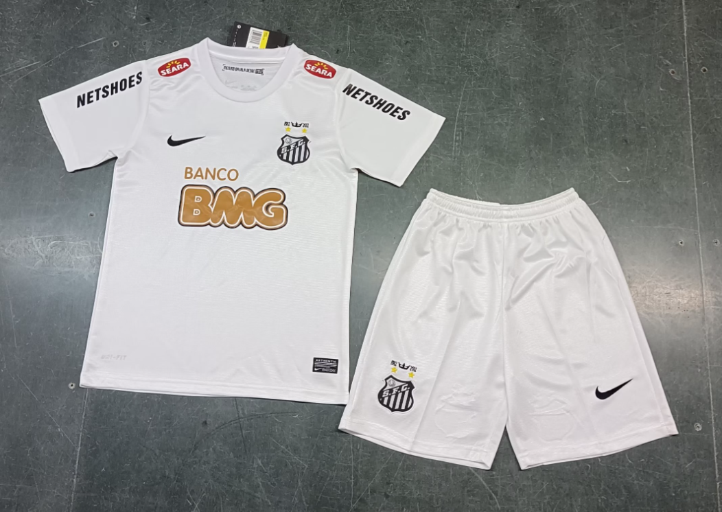 11/12 Retro Santos Laguna Home Football Shirt Kids Size Suit-mysite Custom Football Kit- Nextkits