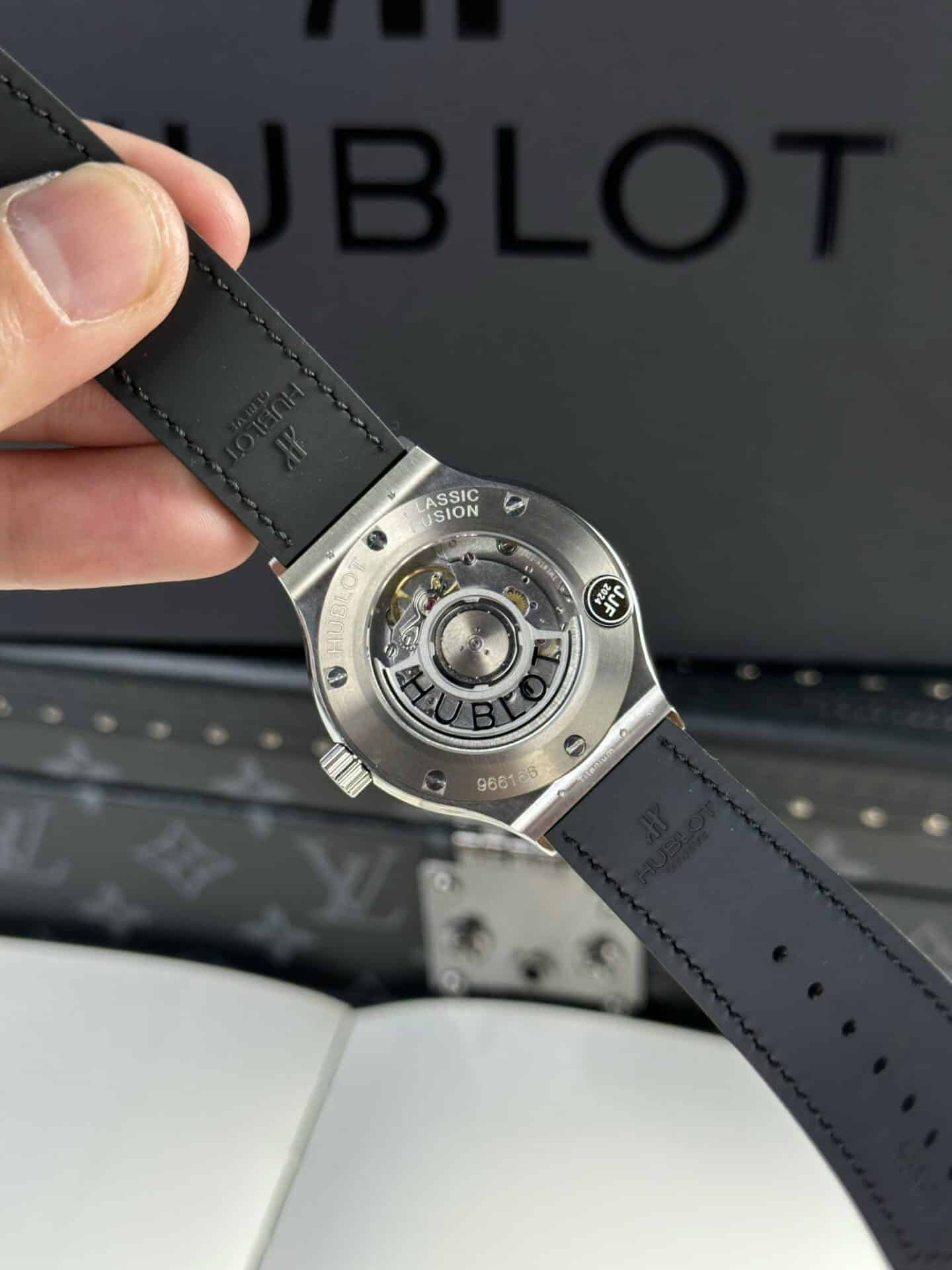 Hublot Classic Fusion Titanium Grey Dial Super Clone JJF 38mm-fasswatch