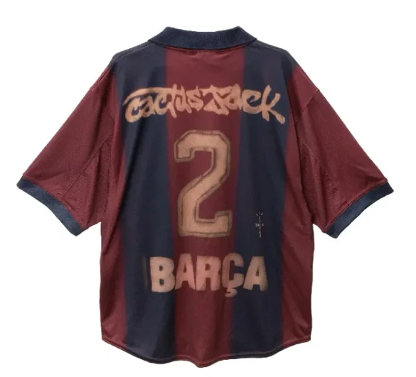 2025 Barcelona Travis Scott Home RetroSkeleton Jersey:football jersey mysite: unitedjerseyfootball 邓江浪:football