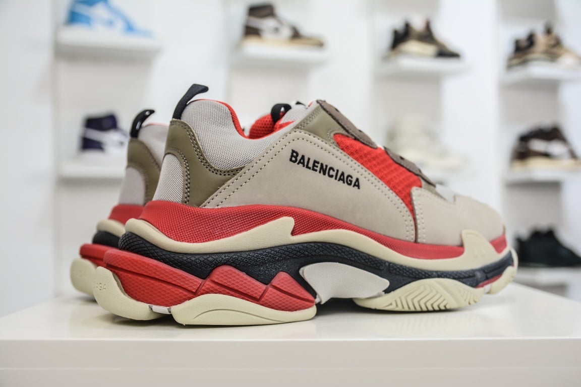 Balenciaga Triple S Sneaker Grey Red、mysite、Cacoeks