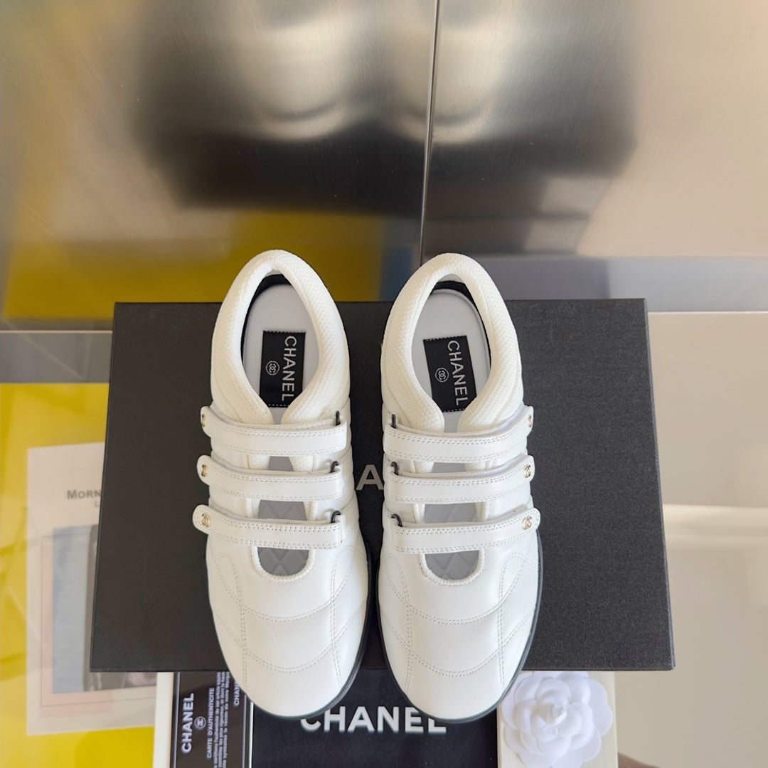 CC MARY JANE SNEAKER IN WHITE LAMBSKIN、mysite、Cacoeks